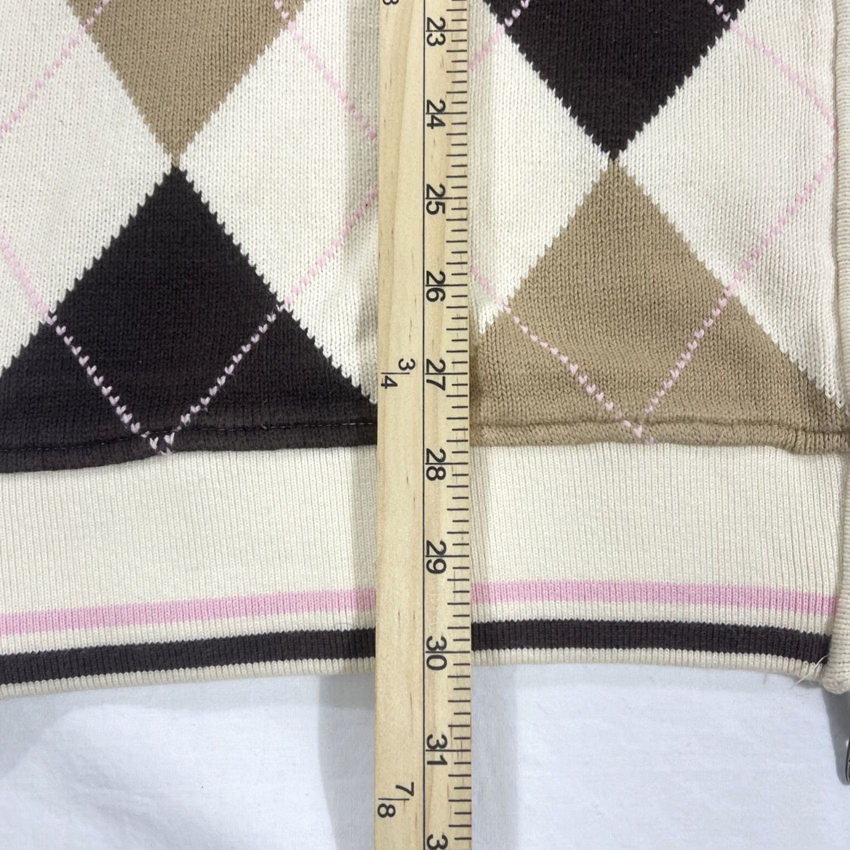 Vintage Artful Dodger Sweatshirt 4XL Full Zip Diamond Argyle Big & Tall Lads Unisex Adults Size US XXL / EU 58 / 5 - 3 Thumbnail