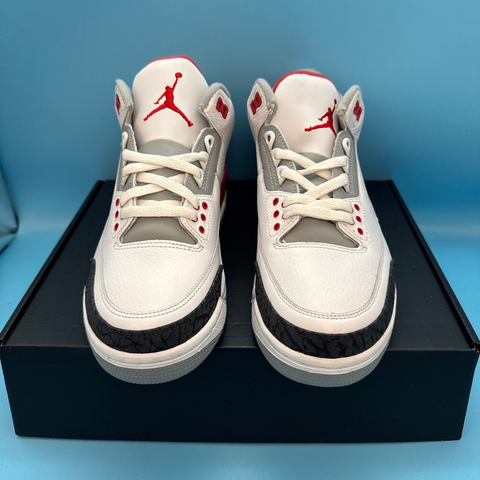 Jordan Brand × Nike Air Jordan 3 Retro 2007 "Fire Red" m8.5 w10 Size US 8.5 / EU 41-42 - 4 Thumbnail
