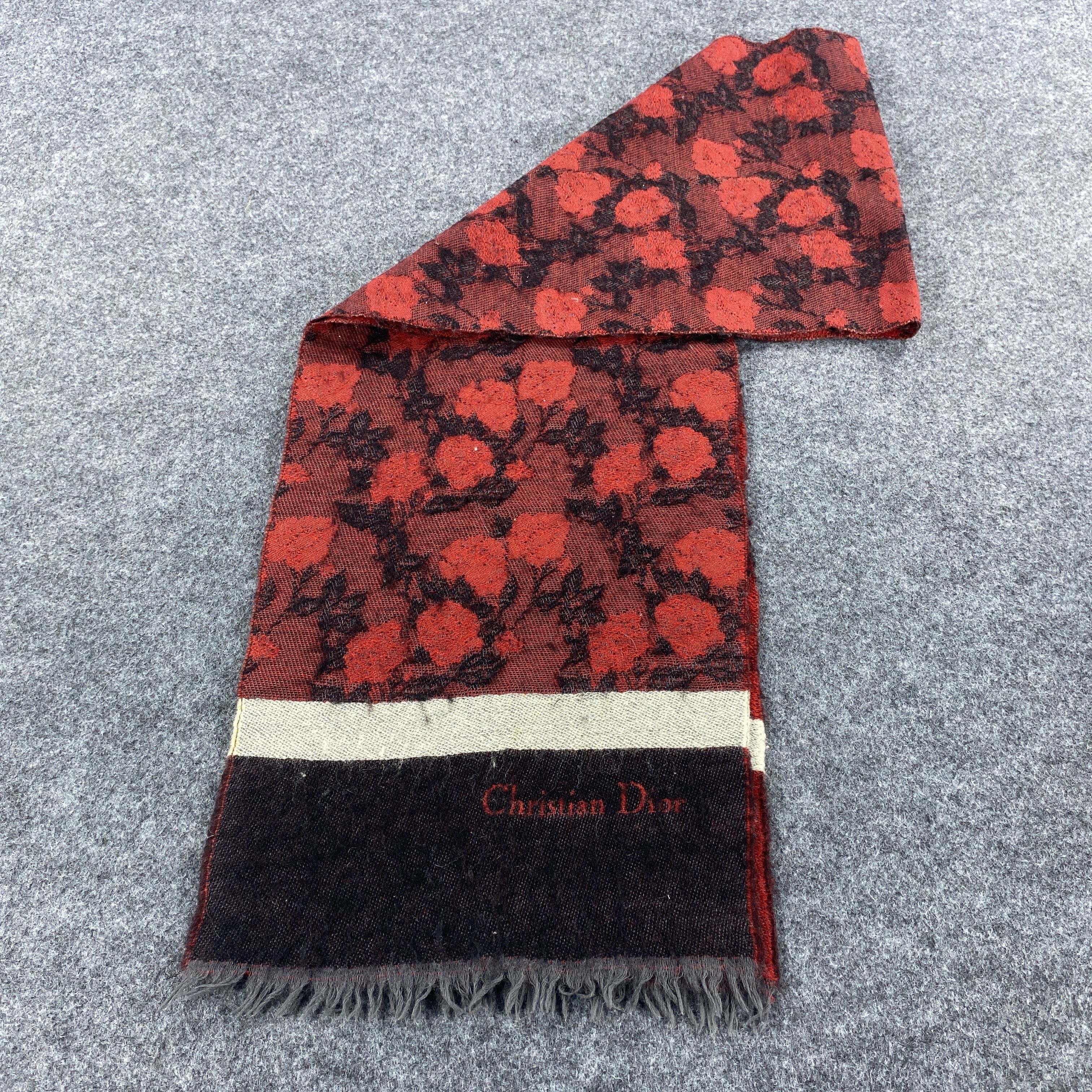Christian Dior Monsieur × Vintage Christian Dior Scarf # Muffler # Neckwear # D473 Size ONE SIZE - 5 Thumbnail