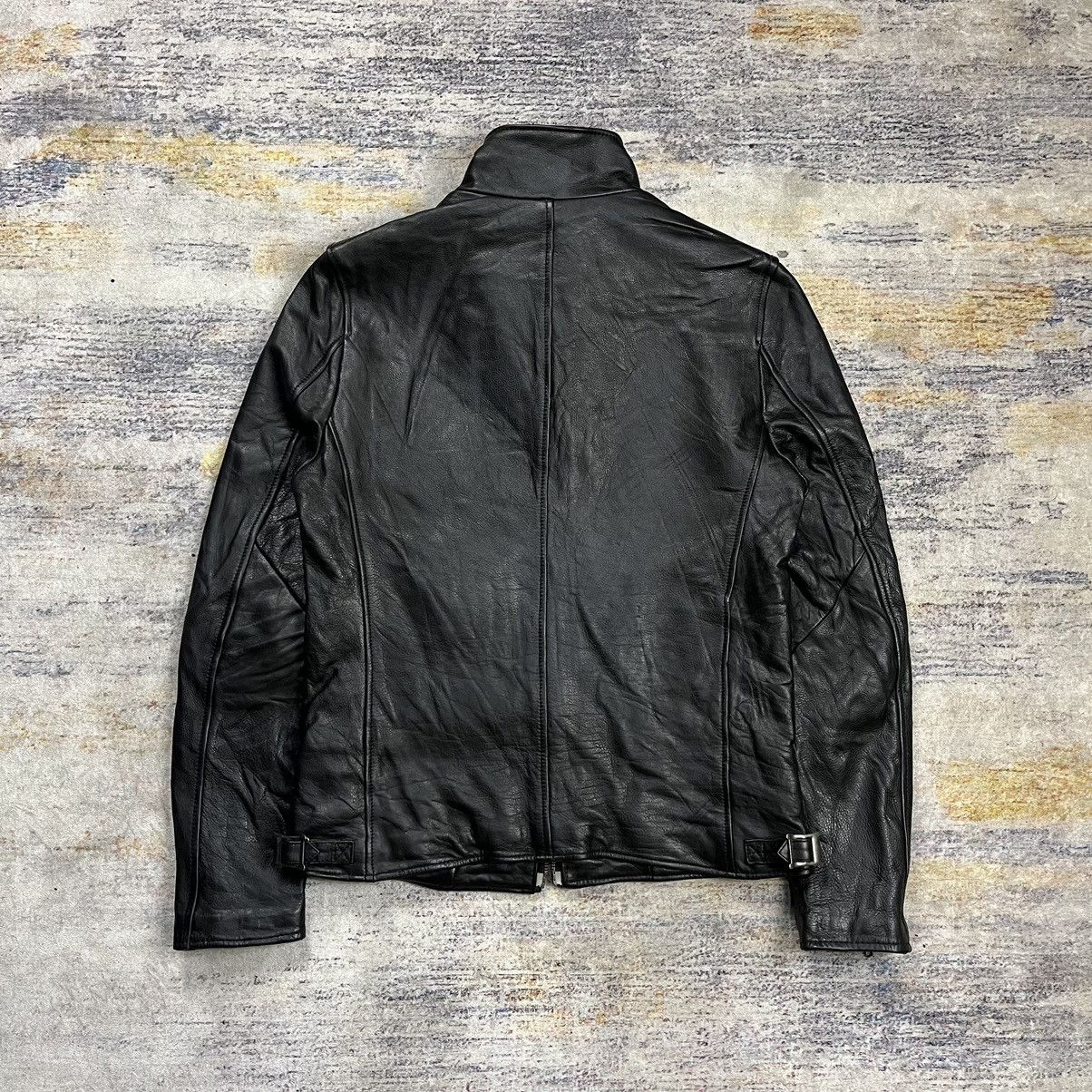 Japanese Brand × Kadoya × NANO universe Nano universe multi zipper bikers leather jacket Size US M / EU 48-50 / 2 - 3 Thumbnail