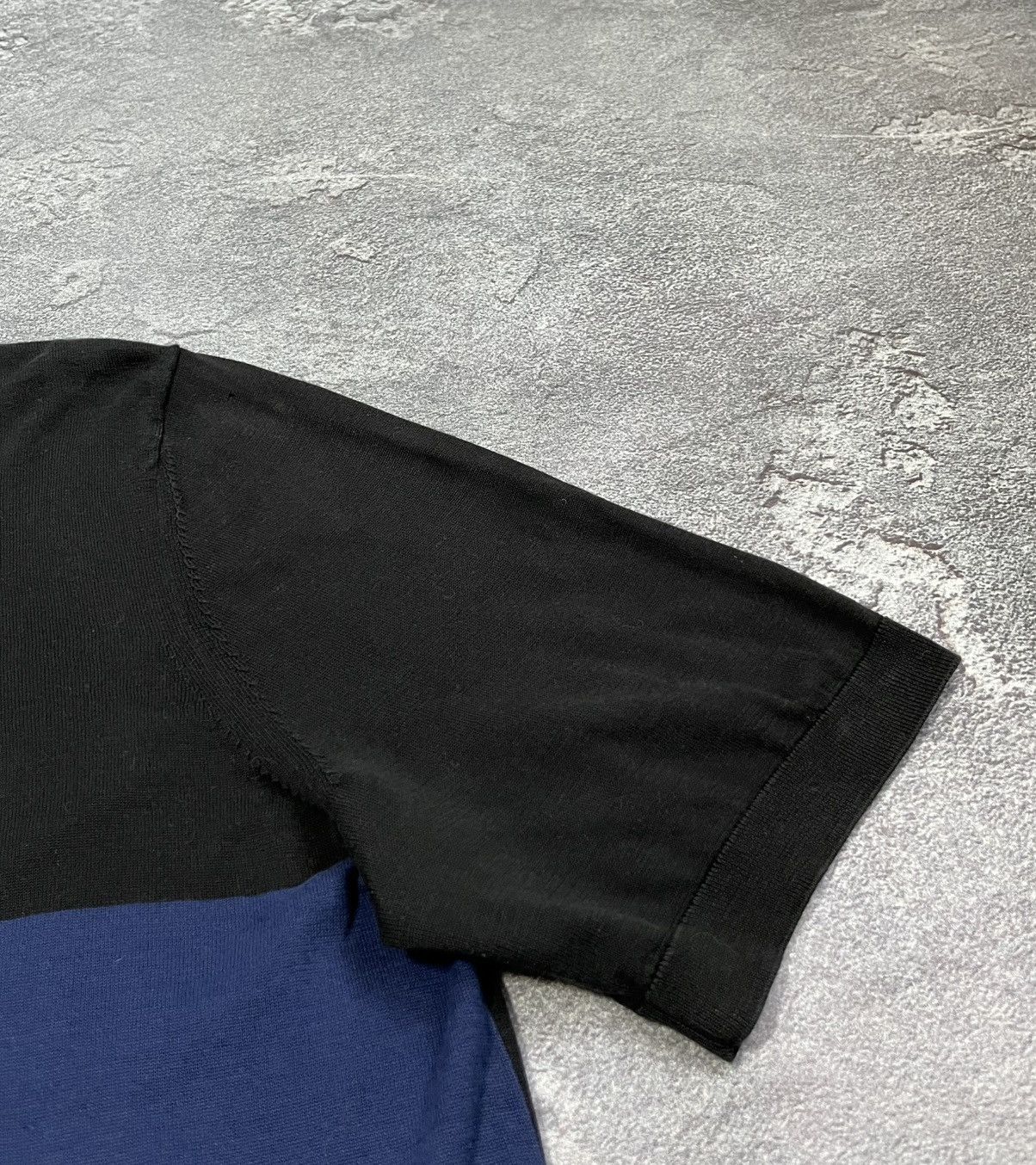 Arket Arket Black/Blue Basic Lightweight Polo Shirt Size US M / EU 48-50 / 2 - 3 Thumbnail