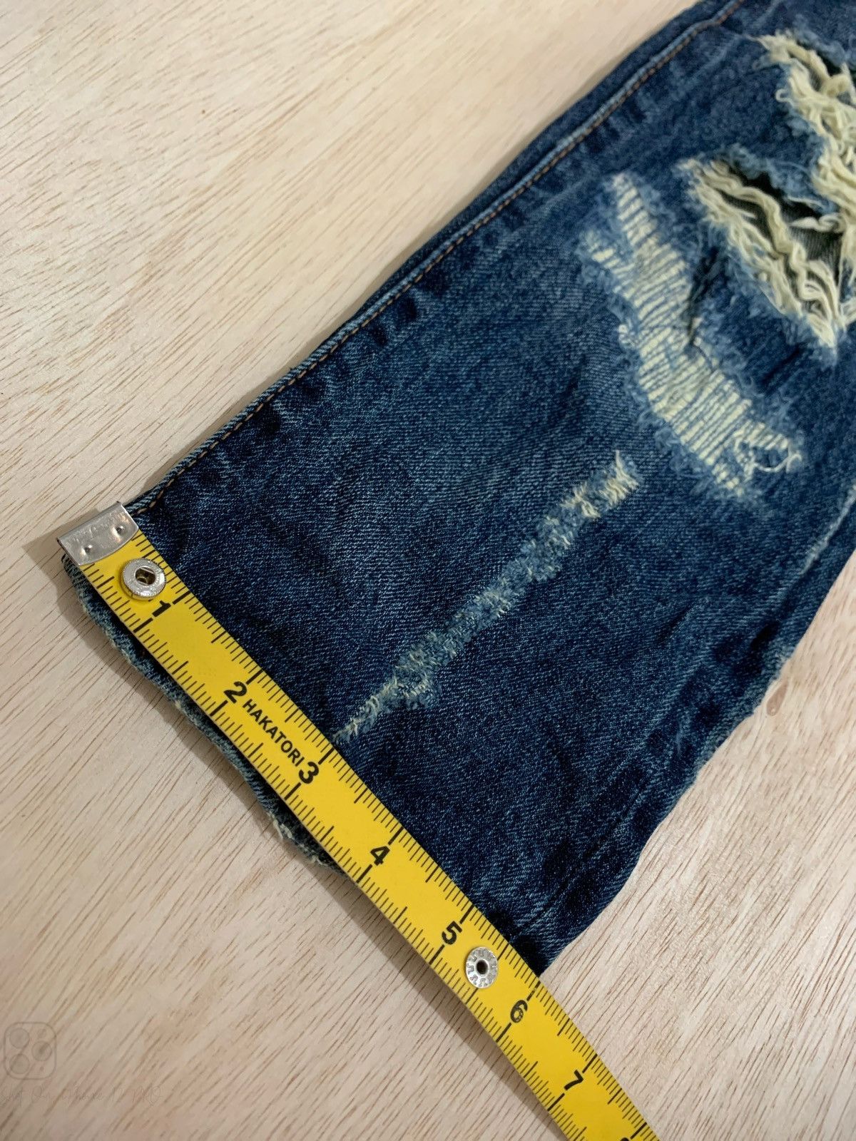 If Six Was Nine × Japanese Brand Distressed Denim Goa Genuine Vintage Denim Jeans Size US 30 / EU 46 - 16 Thumbnail