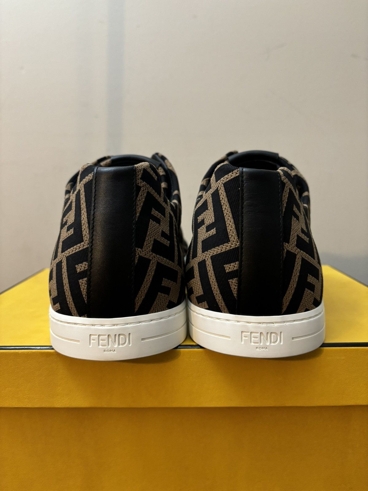 Fendi Fendi Forever Allover FF Zucca Monogram Sneakers Brown Size US 13 / EU 46 - 5 Thumbnail