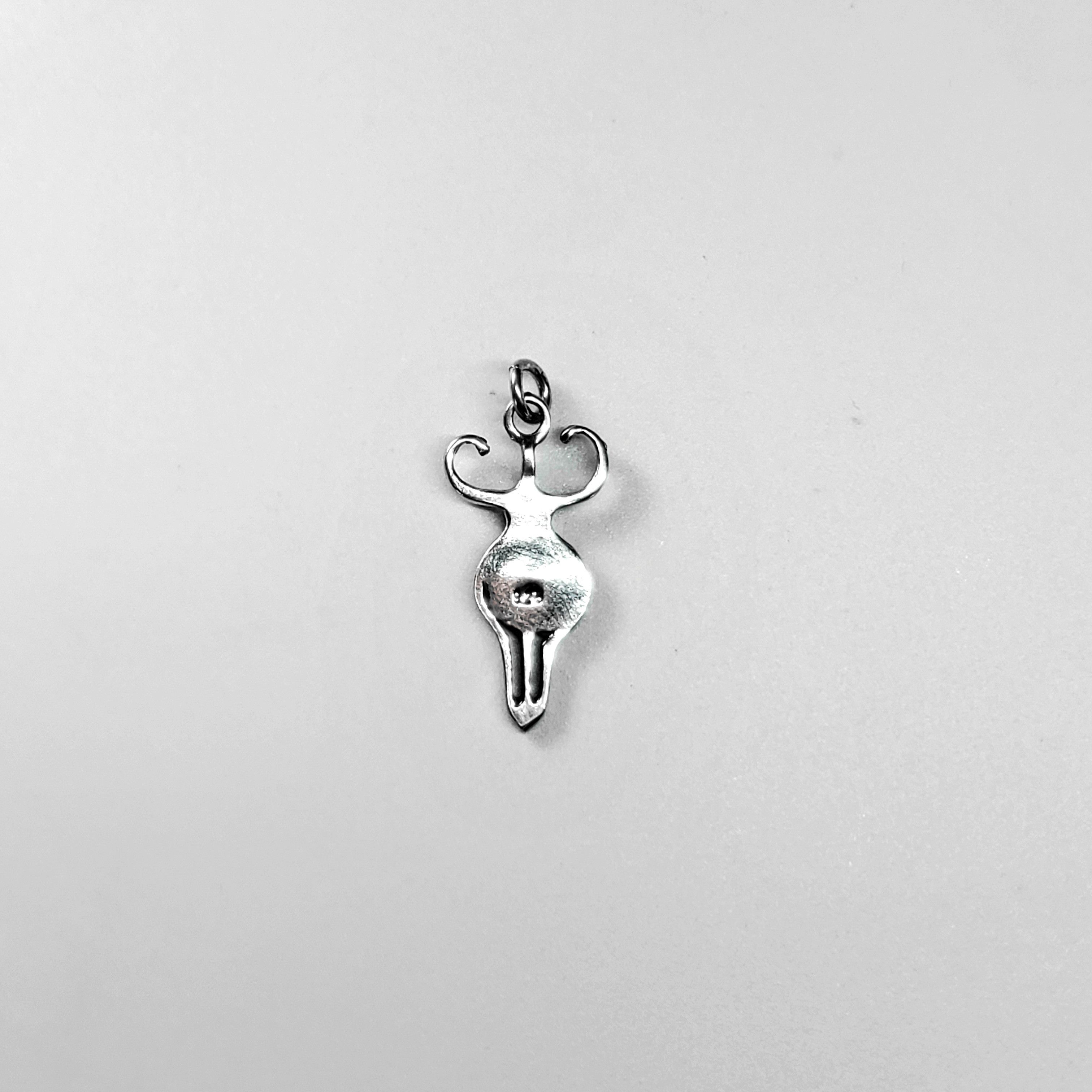 Other Fertility 1" Charm 925 Sterling Silver Feminine Energy Mom Size ONE SIZE - 5 Thumbnail