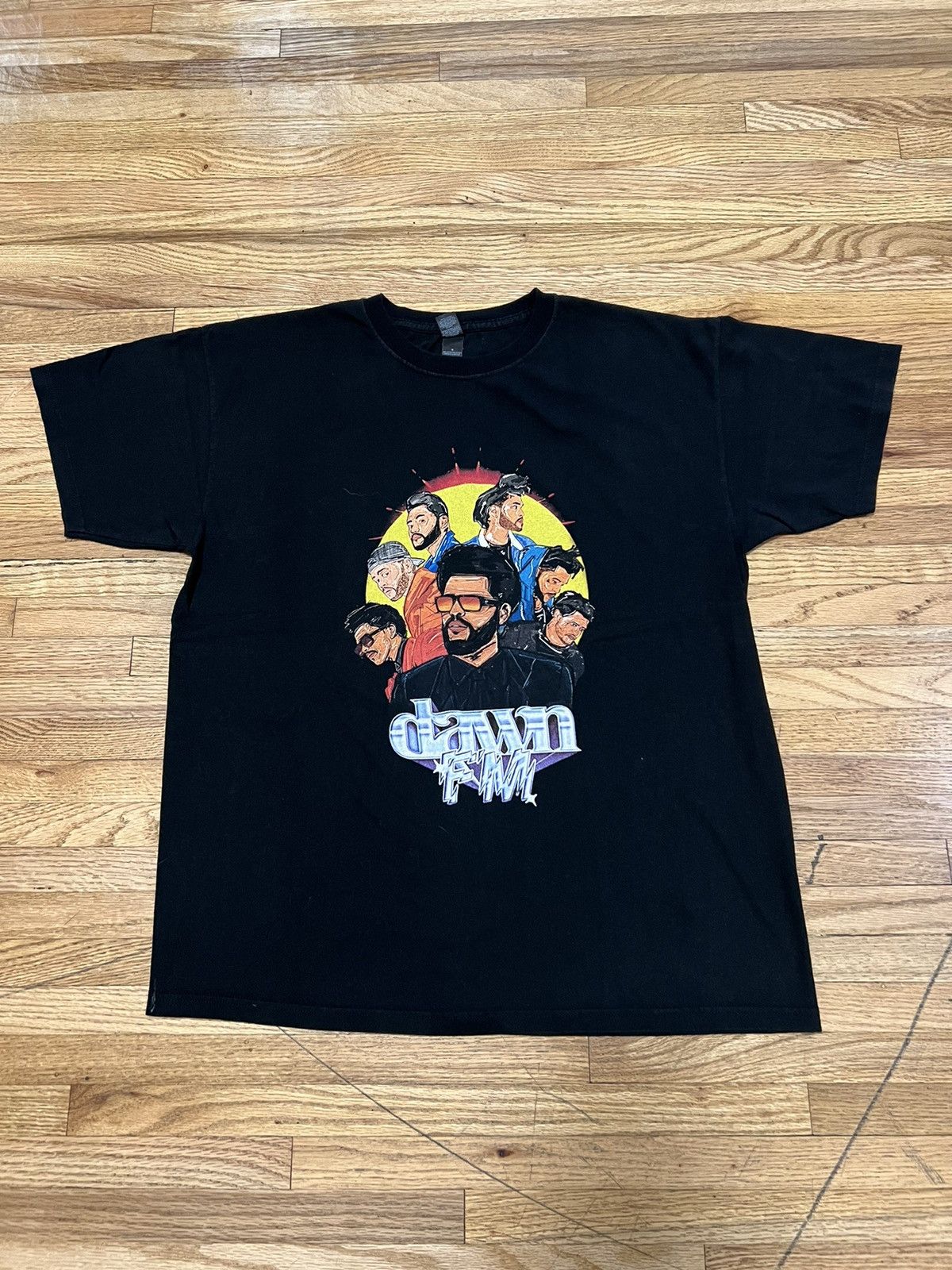 The Weeknd dawn fm store t shirt