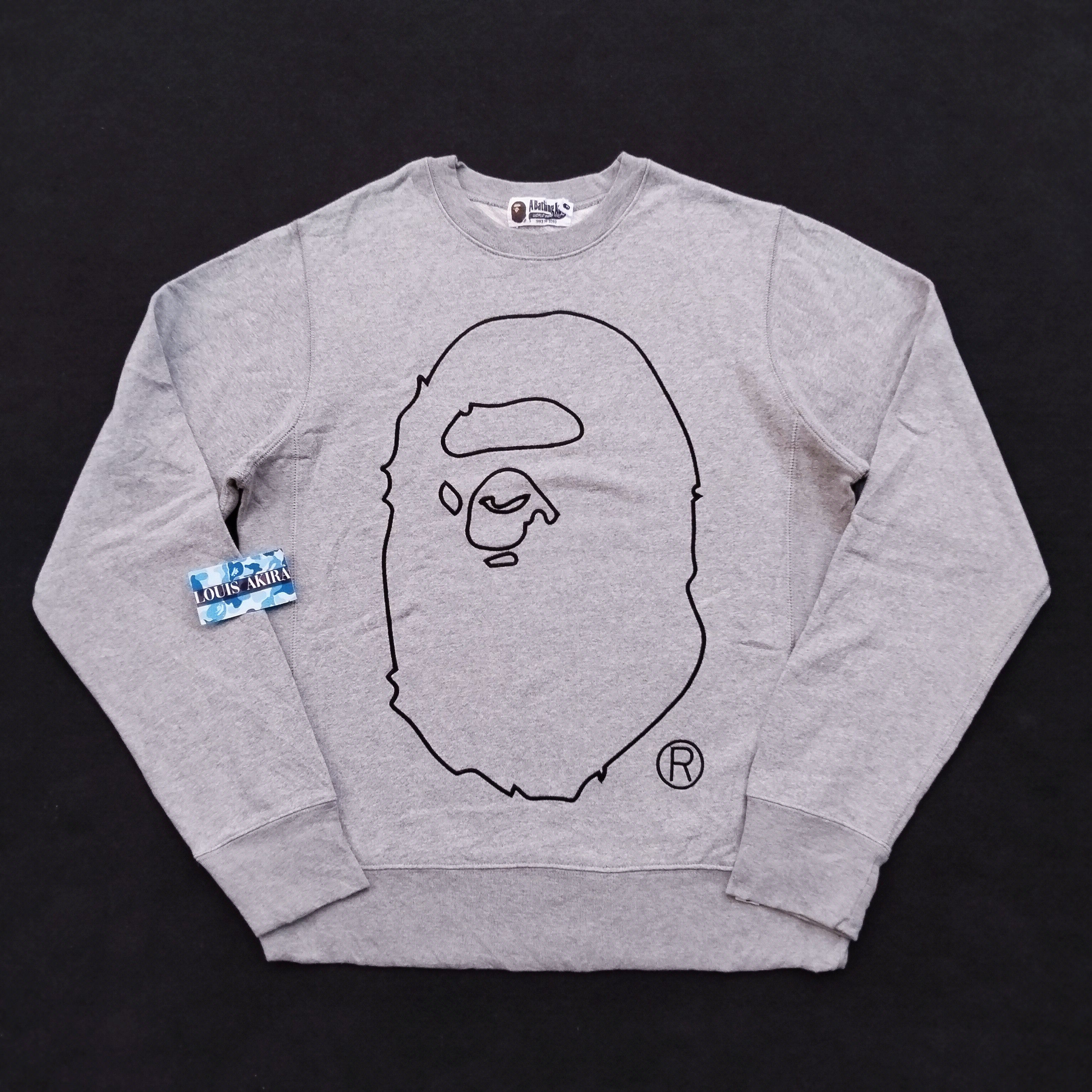 Bape 2014 Bape Embriodery Ape Head Crewneck Size US M / EU 48-50 / 2 - 1 Thumbnail