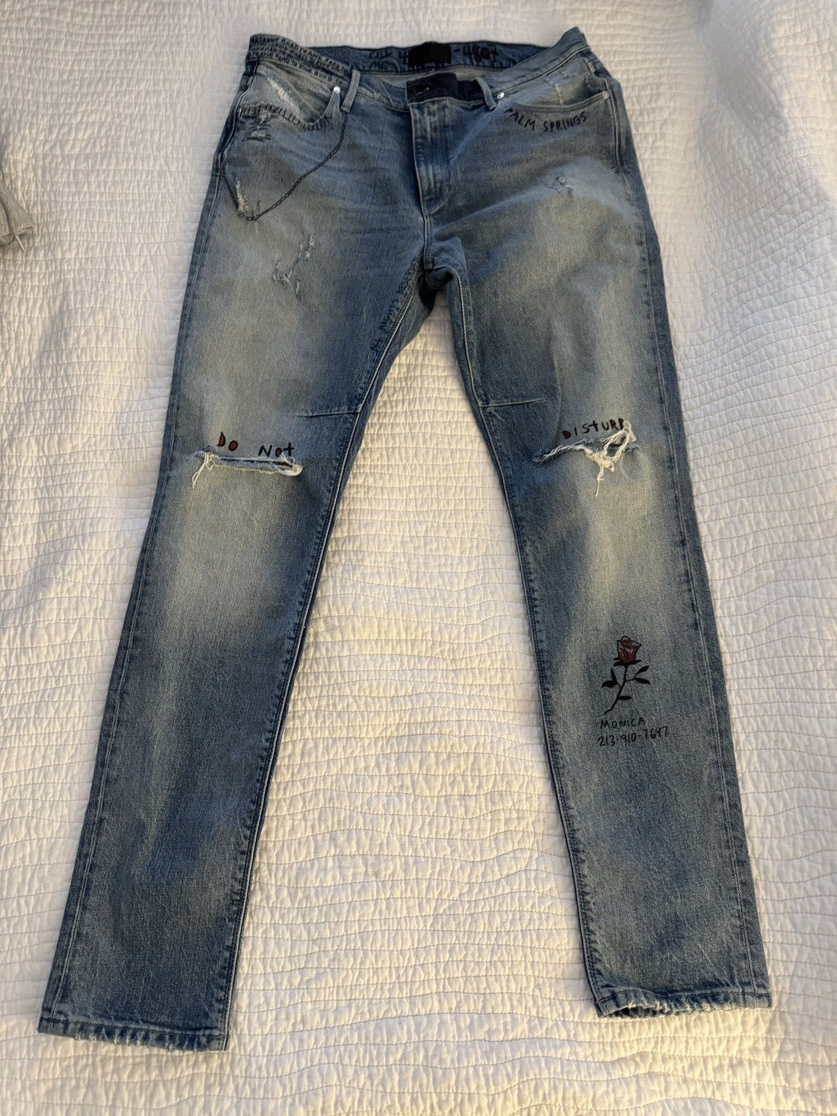 Rta RTA DENIM Size US 33 - 1 Thumbnail