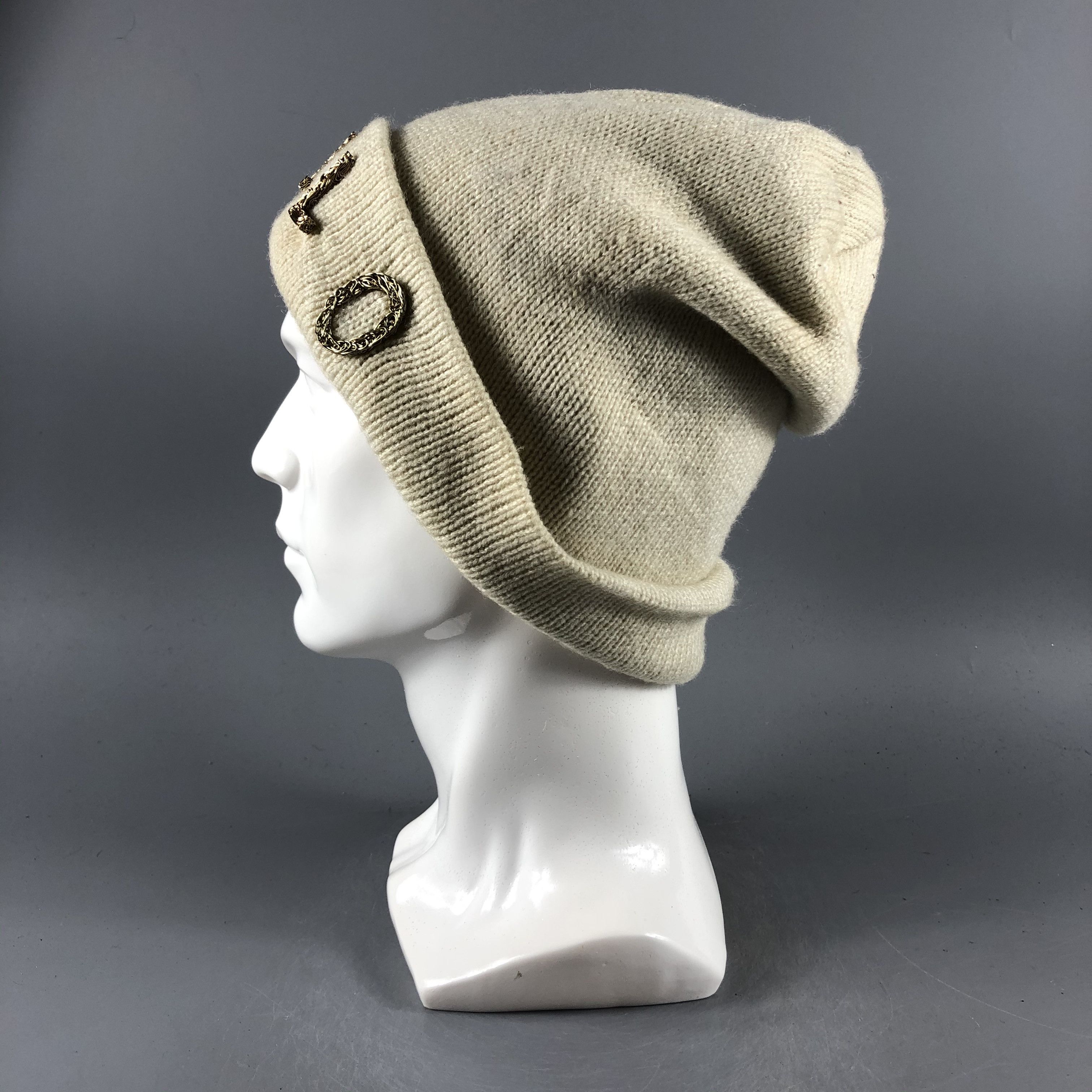 Vintage Hello Spellout Beanie Snow Hat Snow Cap -D815 Size ONE SIZE - 1 Thumbnail