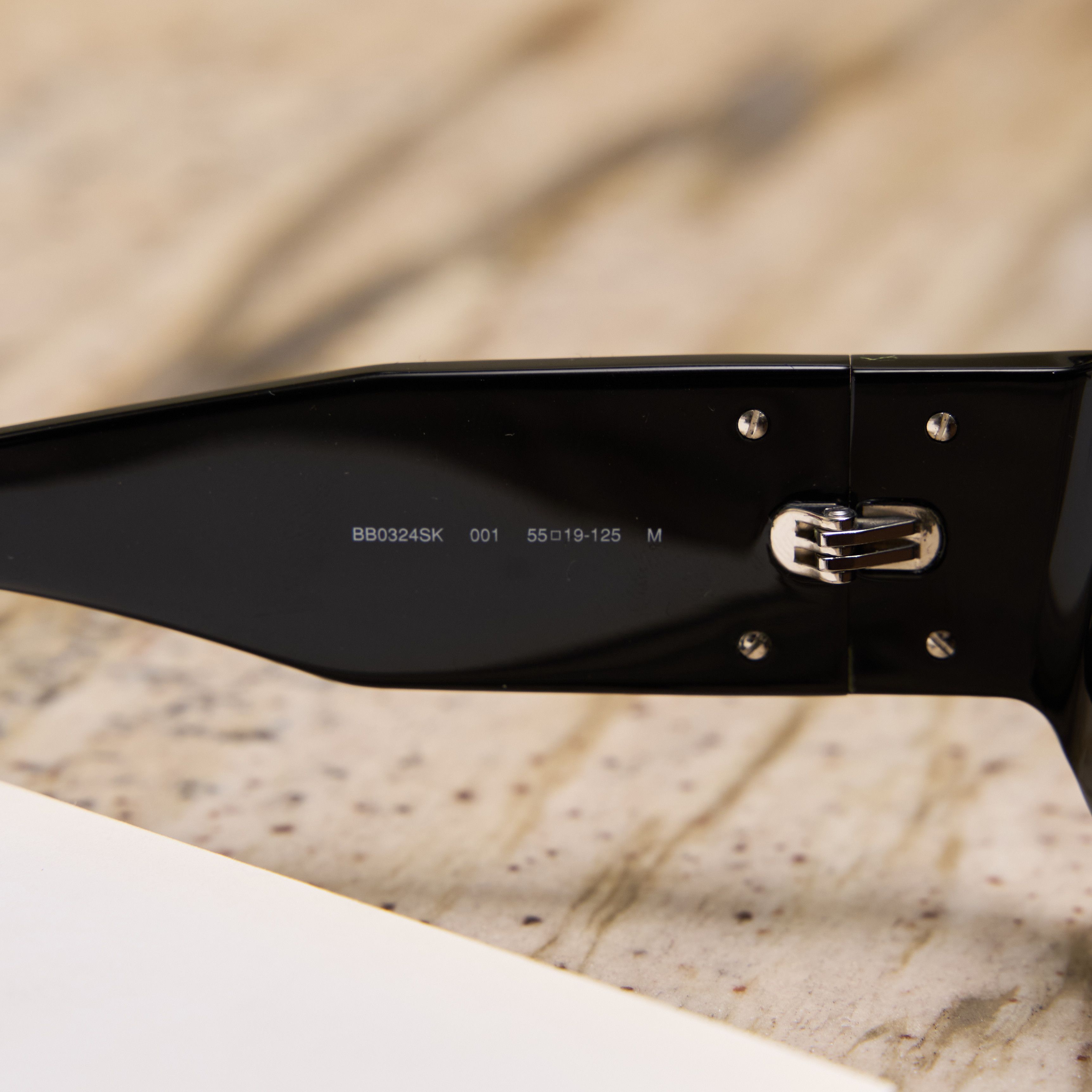 Balenciaga BALENCIAGA BB0324SK 001 Sunglasses BLACK Size ONE SIZE - 5 Thumbnail