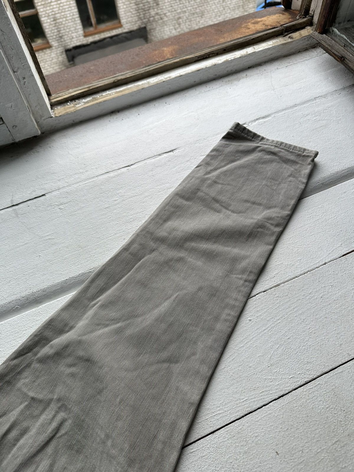 Giorgio Armani VNTG🚨90s Armani Jeans Denim Gray Baggy Mens Pants 30US Size US 32 / EU 48 - 15 Thumbnail