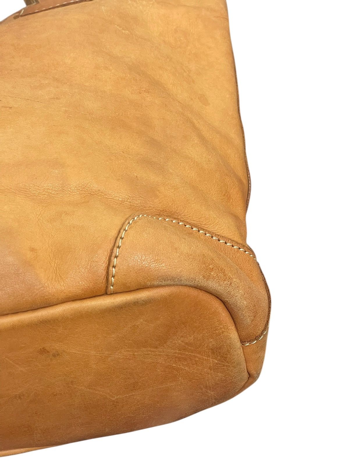 Genuine Leather Full Leather Beauty Patina Peaks Peak Japan Tote Bag 2🟩1 Size ONE SIZE - 8 Thumbnail