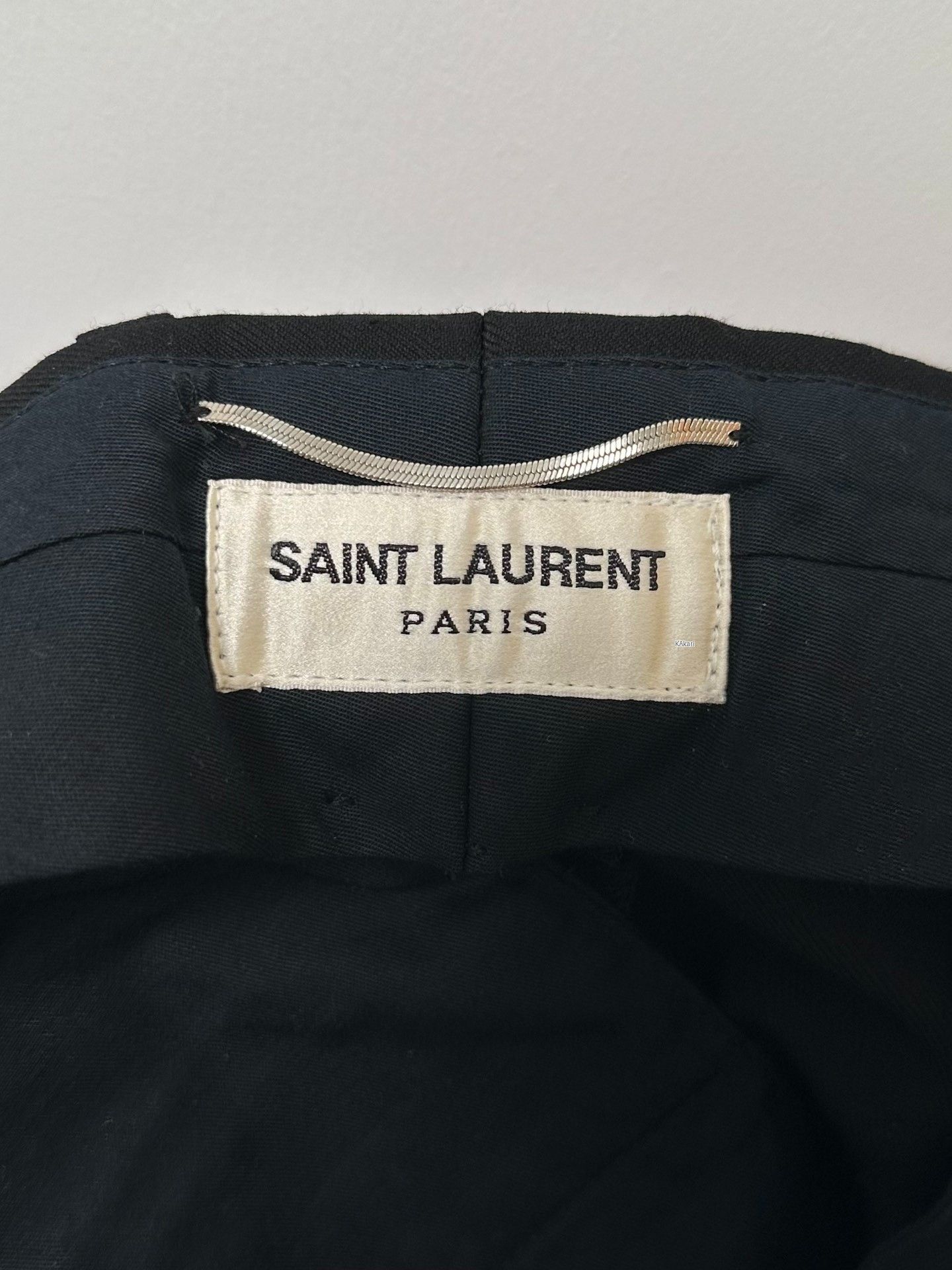 Saint Laurent Paris Saint Laurent SLP Black Straight-Leg Trousers Size US S / EU 44-46 / 1 - 3 Thumbnail