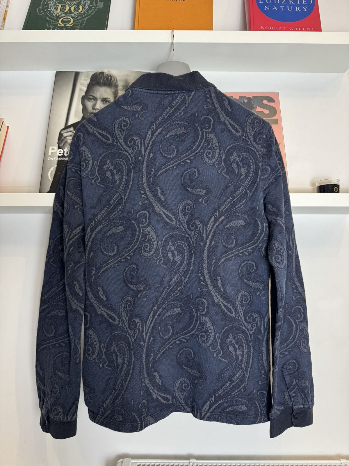 Etro ETRO ITALY designer long sleeve polo tees rare luxury Size US XL / EU 56 / 4 - 4 Thumbnail