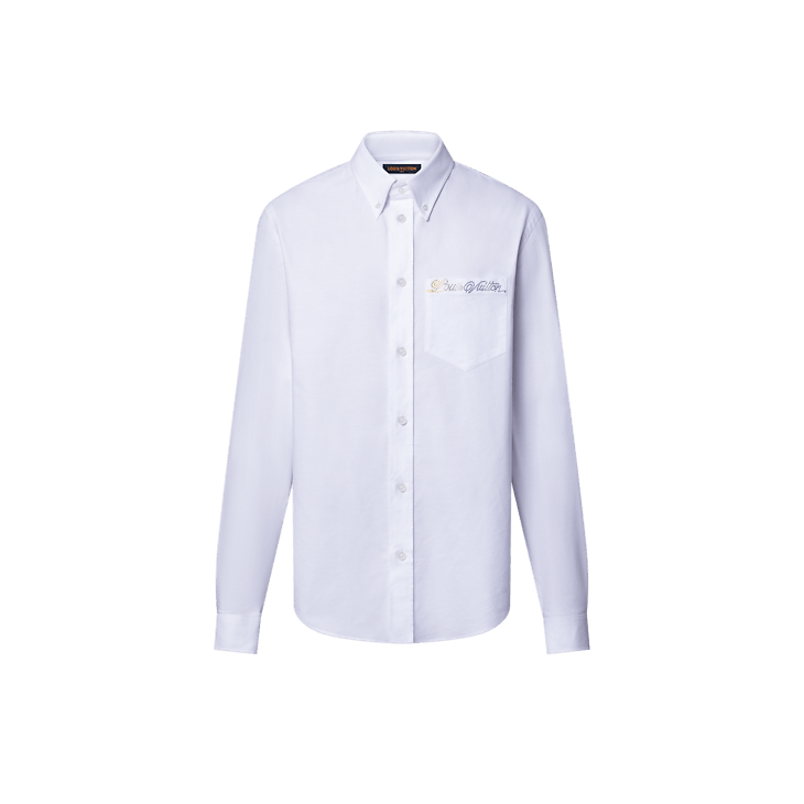 Louis Vuitton Embellished Long-Sleeved Cotton Shirt Size US S / EU 44-46 / 1 - 1 Thumbnail