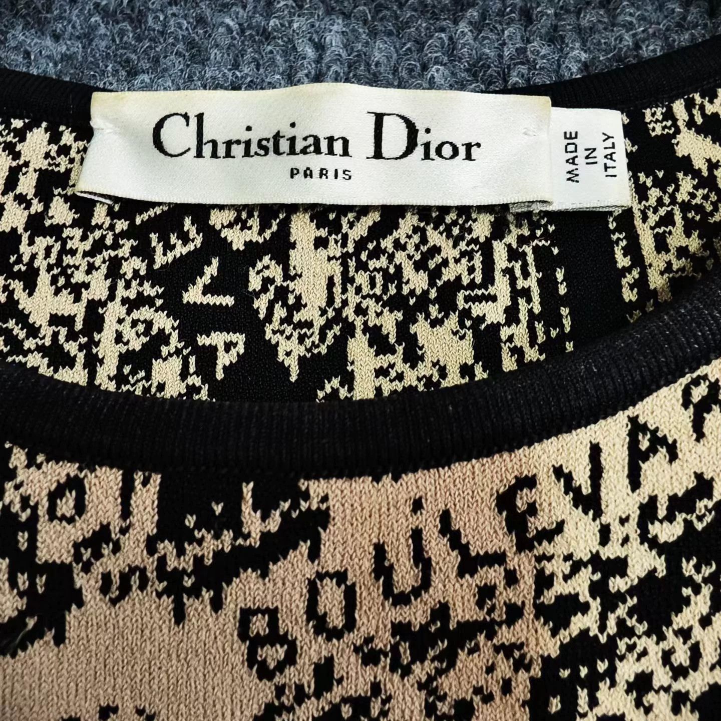 Dior Dior Paris Map Knit Dress 34 Size XS / US 0-2 / IT 36-38 - 4 Thumbnail