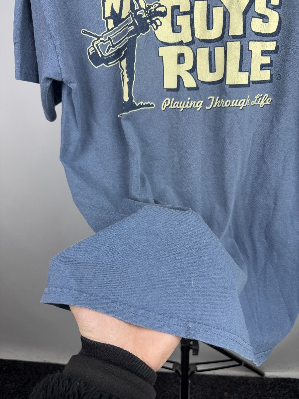 Vintage Vintage 00s Old Guys Rule Golf Graphic T-Shirt Blue Men’s M Size US M / EU 48-50 / 2 - 16 Thumbnail