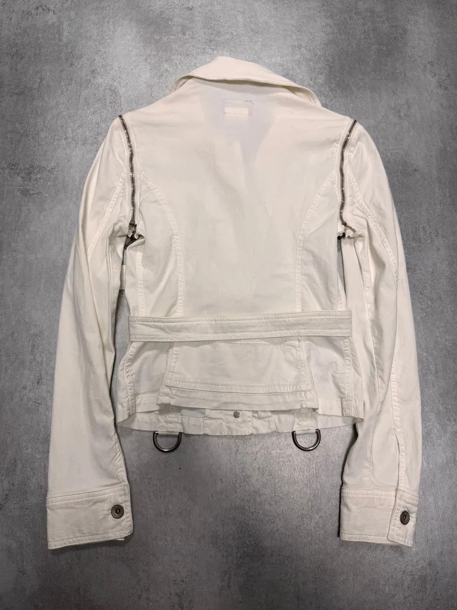 Dolce & Gabbana × Vintage SS2004 Dolce & Gabbana Detachable Zip Cargo White Jacket Size S / US 4 / IT 40 - 3 Thumbnail