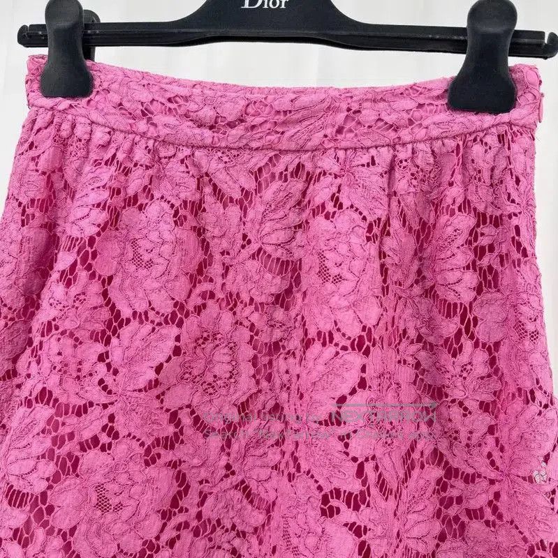Valentino Valentino Pink Cotton Blend Skirt . Size 30" / US 8 / IT 44 - 3 Thumbnail