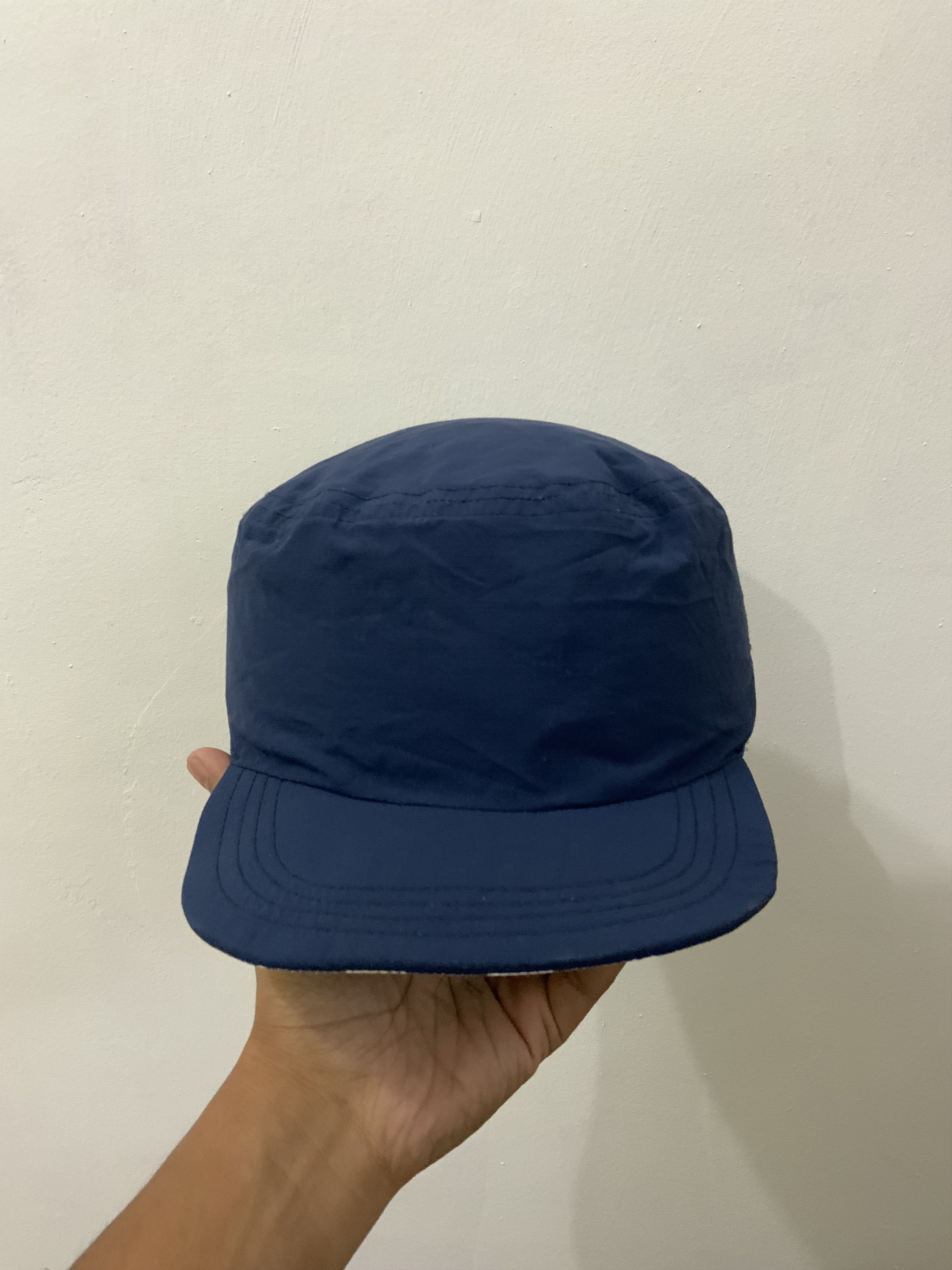 Japanese Brand Indigo Patchwork Art Reversible Hat Cap Size ONE SIZE - 13 Thumbnail