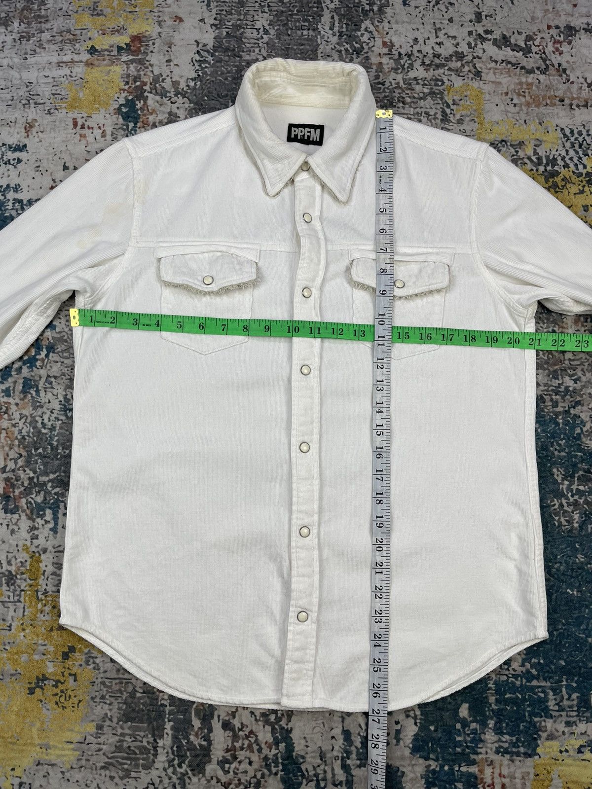 PPFM PPFM Soft Corduroy Sherpa Trim Western Shirt Size US M / EU 48-50 / 2 - 13 Thumbnail