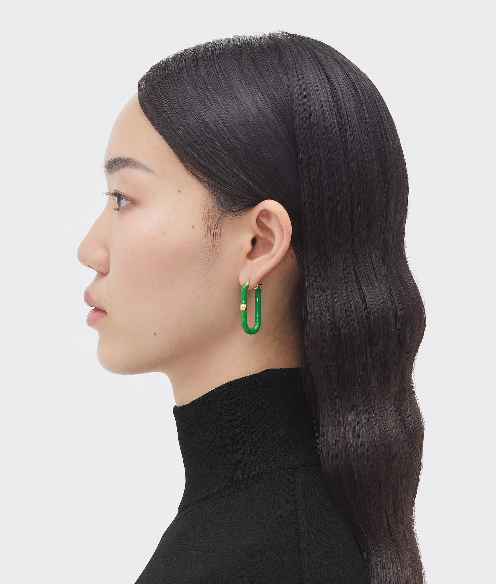 Bottega Veneta o1n1vont1124 Size: OS / Chains Earrings in Green Size ONE SIZE - 3 Thumbnail