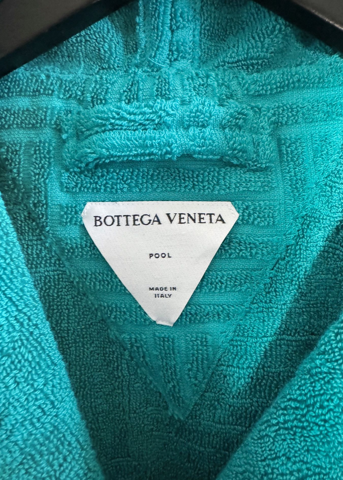 Bottega Veneta Bottega Veneta Pool Turquoise Intrecciato Terry Cloth Robe Size 32 - 5 Thumbnail