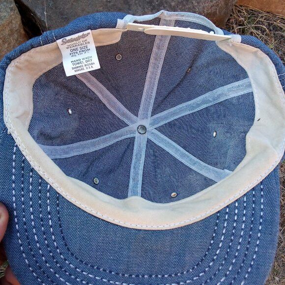 Swingster × Vintage Vintage Swingster PAG Seeds Denim Snap Back Hat Size ONE SIZE - 4 Thumbnail