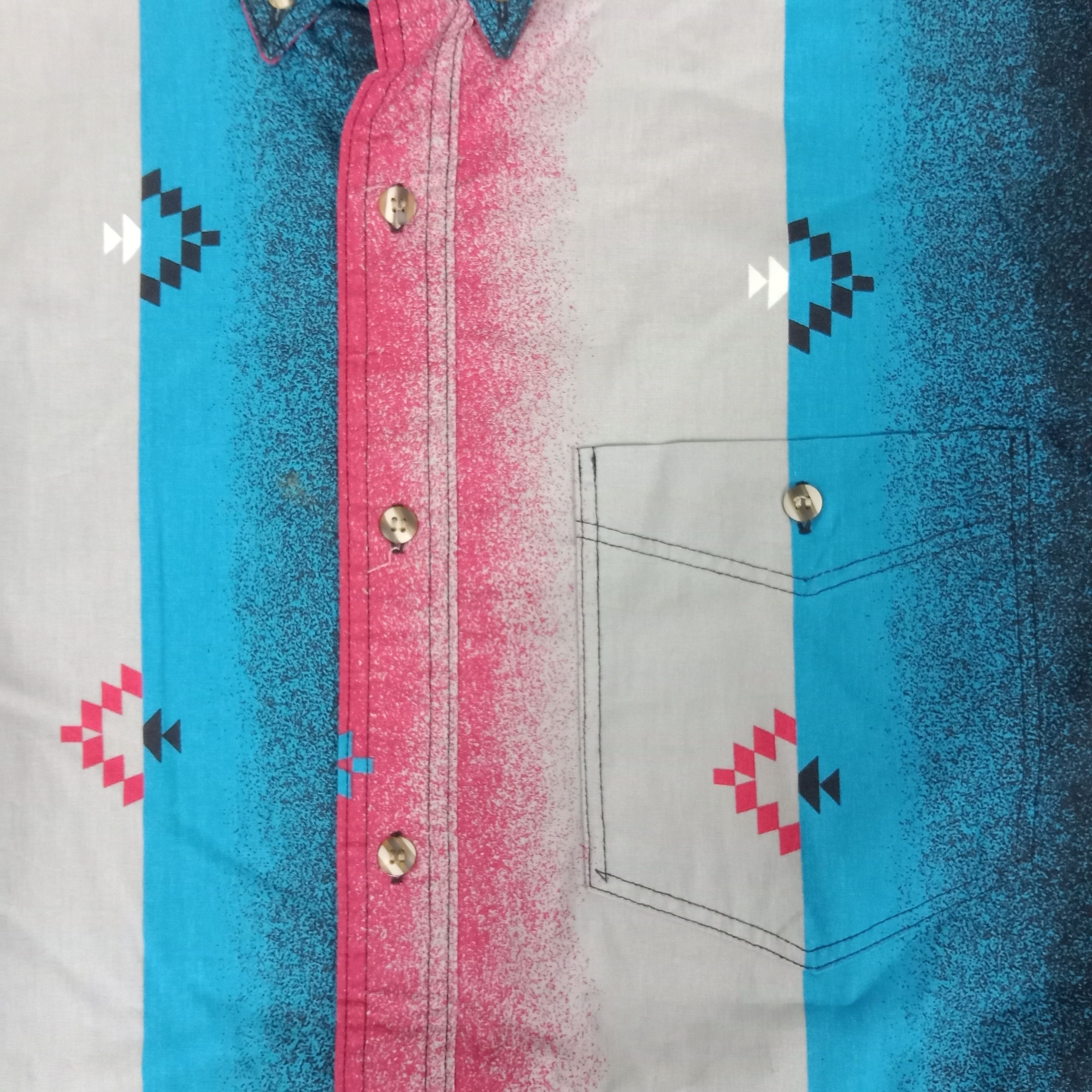 Express × Vintage Express Rider American Retro Style Button Up Shirt Size US M / EU 48-50 / 2 - 2 Thumbnail