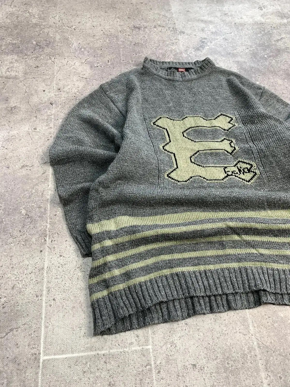 Ecko Unltd. × Vintage Vintage Y2K Ecko UNLTD Sweater If Six Was Nine Style Size US XL / EU 56 / 4 - 15 Thumbnail
