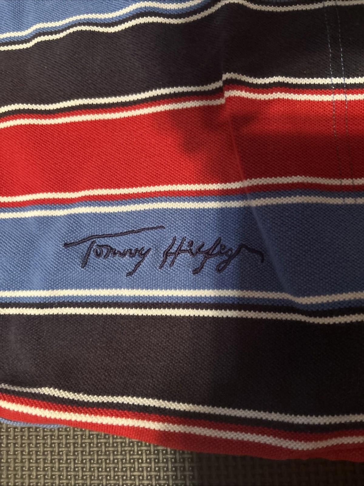 Tommy Hilfiger Vintage Tommy Hilfiger Shirt Men Medium Vertical Striped red Size US M / EU 48-50 / 2 - 4 Thumbnail