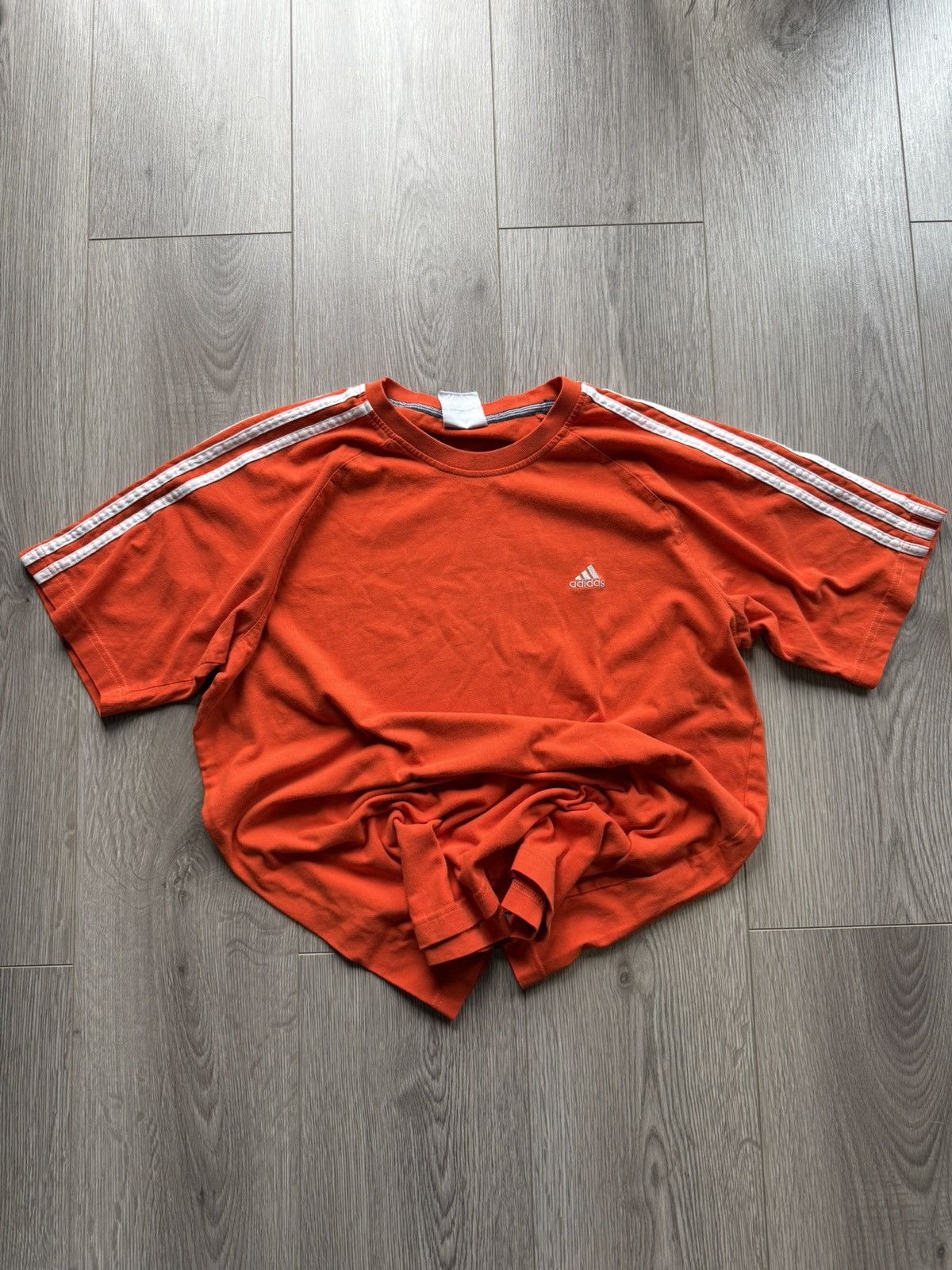 Adidas vintage 00s adidas tee Size US L / EU 52-54 / 3 - 1 Thumbnail