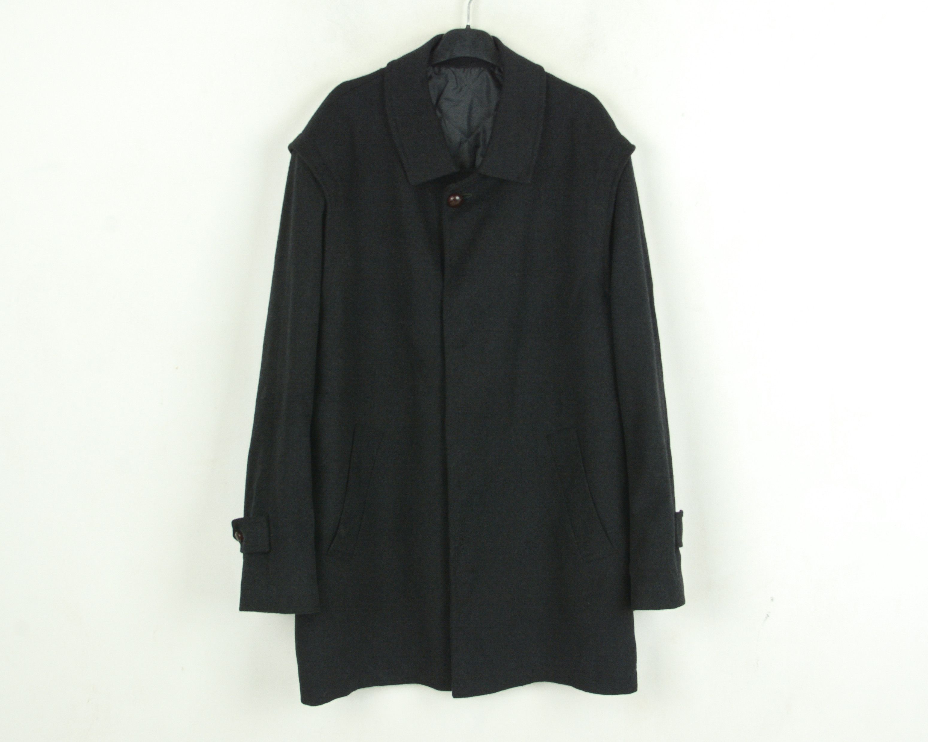 Vintage AQUILA ALPACCA LODEN Sanchez Flor Vintage 44 US Wool Coat Size US XL / EU 56 / 4 - 1 Thumbnail