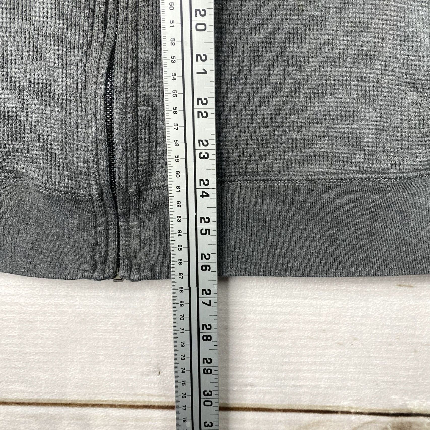 Calvin Klein Calvin Klein Womens Jacket XL Full Zip Gray Waffle Knit Pockets Activewear Casual Sports 90s Womens Jacket XL Gray Full Zip Pockets Activewear Size XL / US 12-14 / IT 48-50 - 6 Thumbnail