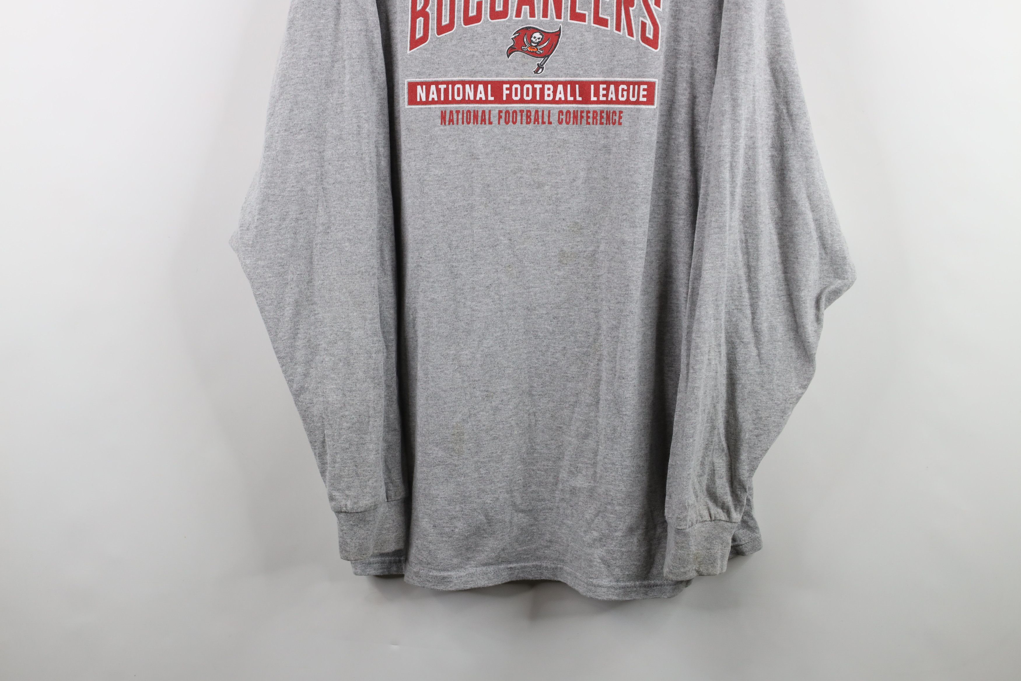 Vintage Vintage Buccaneers Football Long Sleeve T-Shirt Heather Gray Size US XXL / EU 58 / 5 - 3 Thumbnail