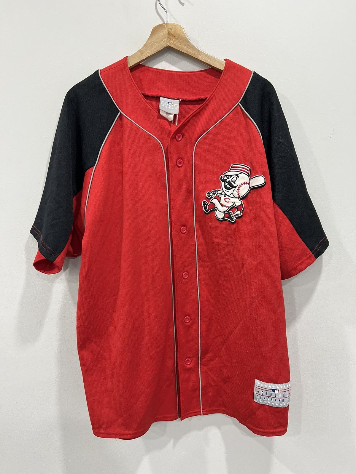 Vintage Cincinatti Reds Baseball Jersey bruce Size US L / EU 52-54 / 3 - 1 Thumbnail
