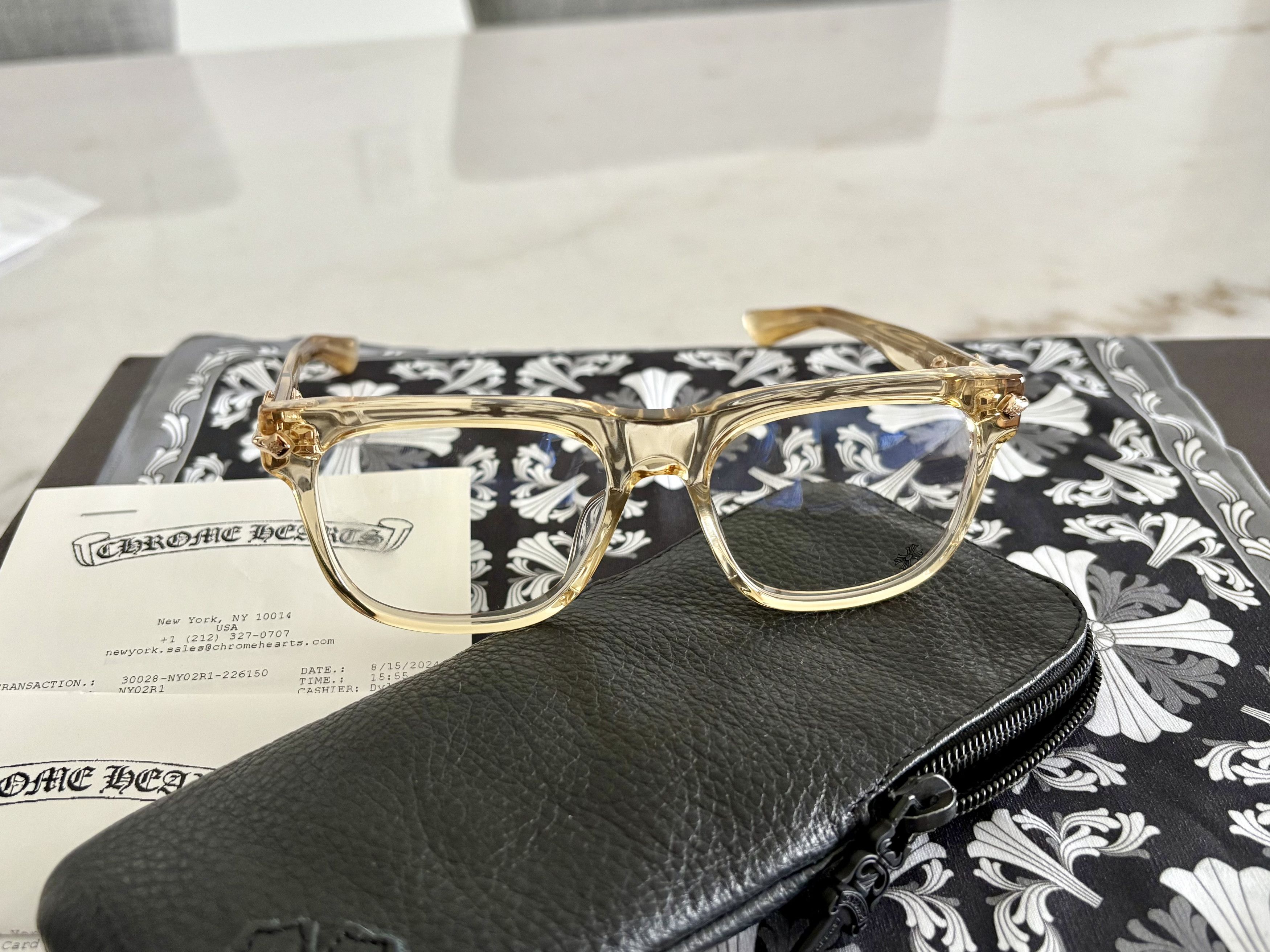 Chrome Hearts SLID'N3 (E53-mellow-lens) Size ONE SIZE - 1 Thumbnail