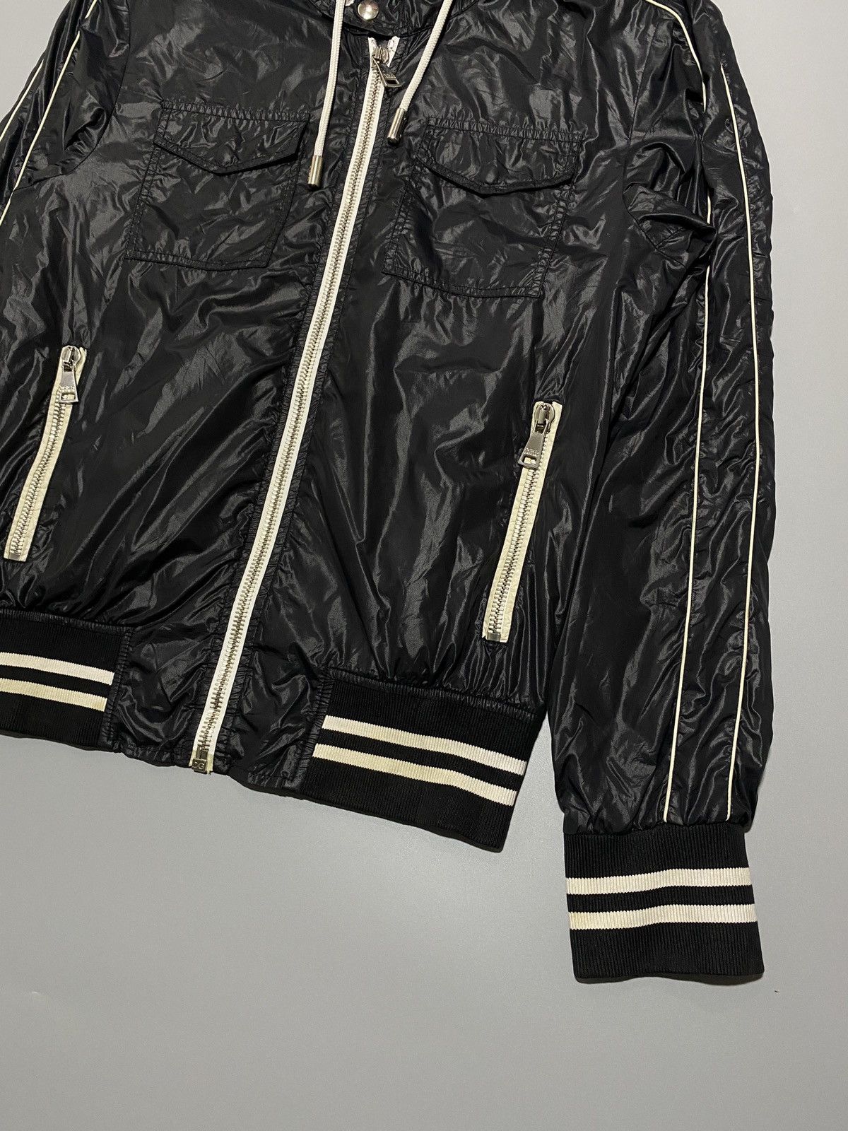Dolce & Gabbana black zip hooded Jacket Size US M / EU 48-50 / 2 - 3 Thumbnail