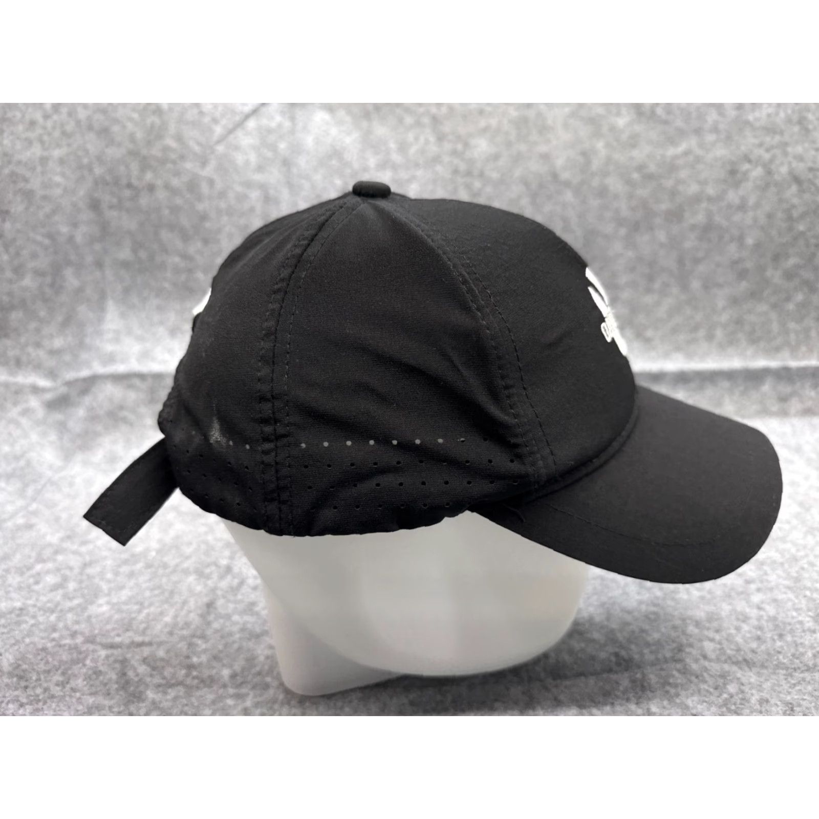 Vintage Quaticawave Hat Cap Strap Back Adult One Size Black Polyester Vented Running Adjustable Baseball Cap Mens Beig e? Size ONE SIZE - 6 Thumbnail