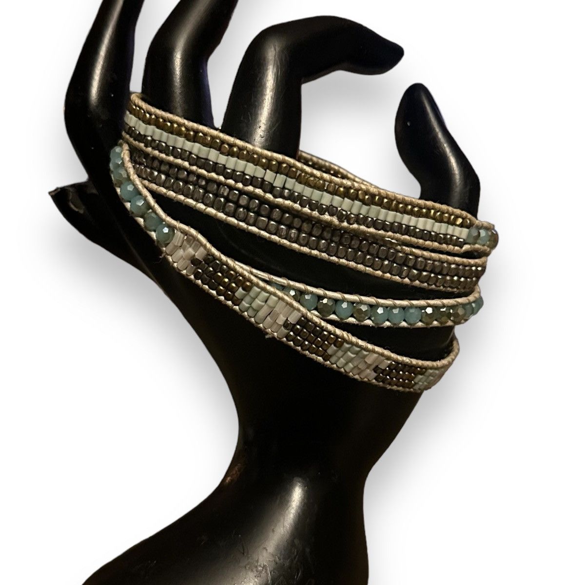 Other Nakamol aqua beaded wrap bracelet Size ONE SIZE - 3 Thumbnail
