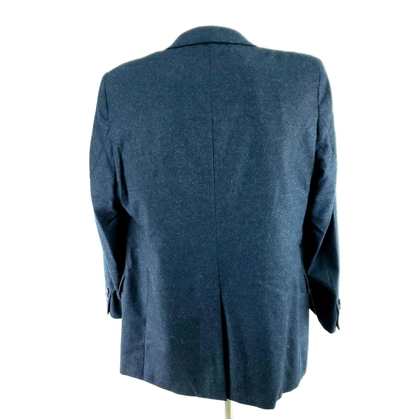 Hickey Freeman Hickey Freeman Boardroom 40R 2 Button Blue Heavy Wool Sport Size 40R - 6 Thumbnail