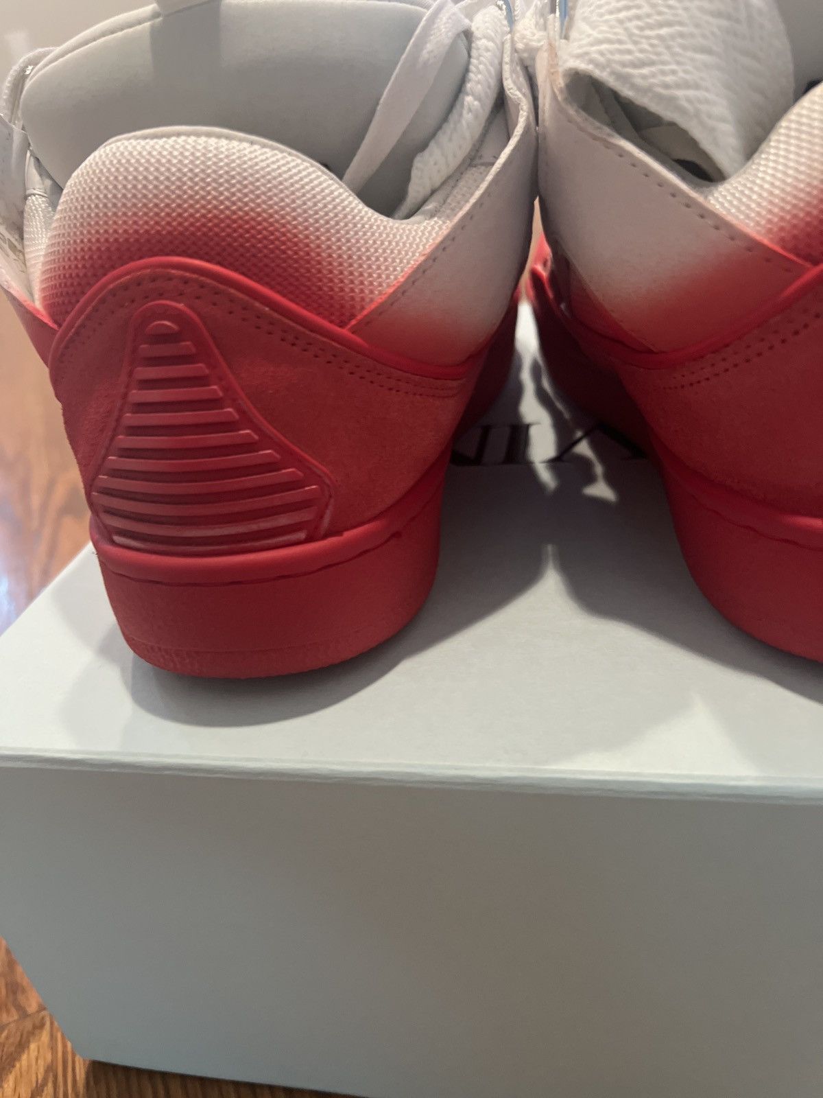 Lanvin Lanvin Curb Sneakers White/Red Size US 8.5 / EU 41-42 - 9 Thumbnail