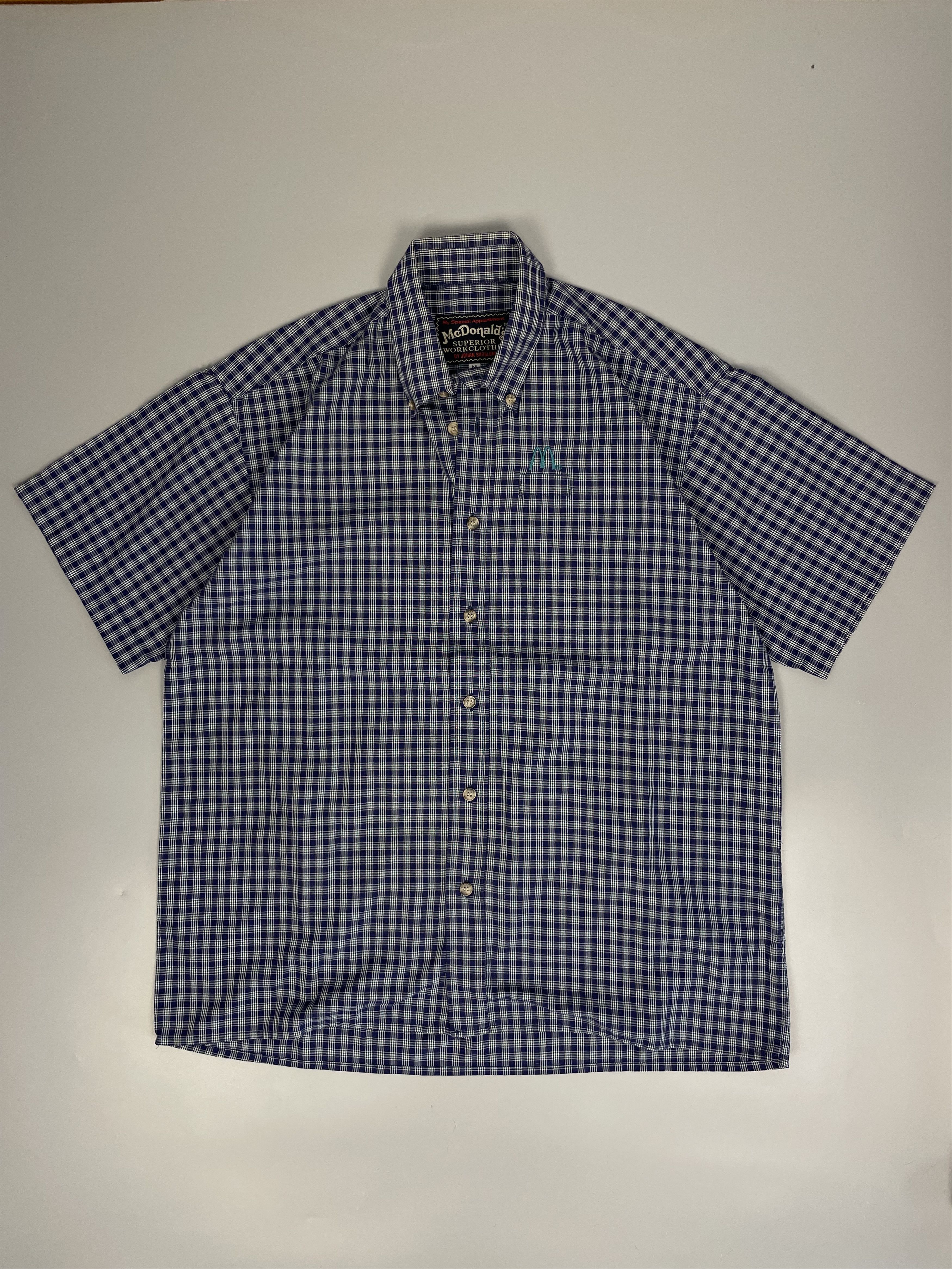 American Apparel × Vintage VINTAGE MCDONALD BY JOHAN SKOGLUND CHECKERED SHIRT Size US M / EU 48-50 / 2 - 1 Thumbnail