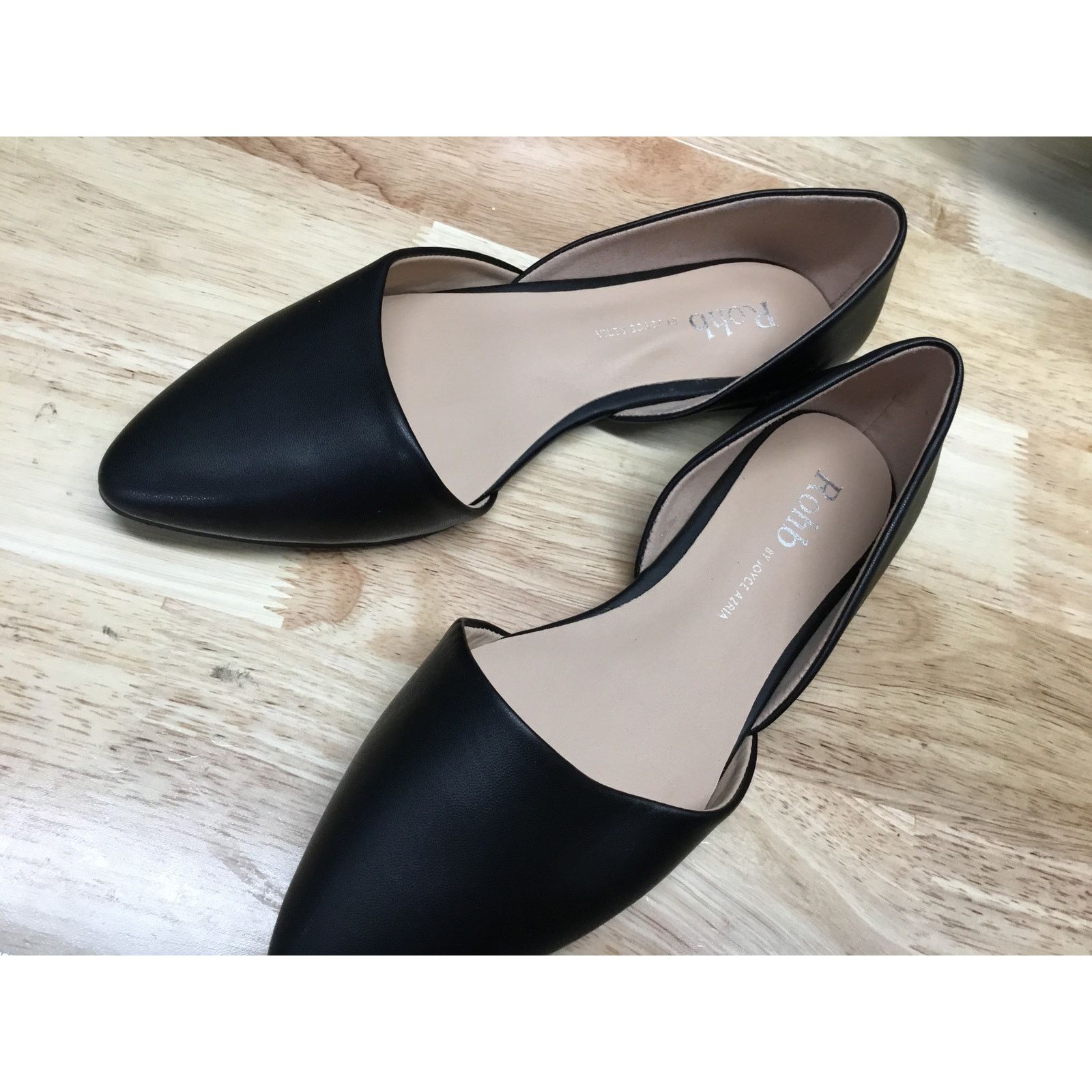 The Unbranded Brand Rohb By Joyce Azria Provence D'Orsay Flats Women's Black 6.5 Size US 6.5 / IT 36.5 - 5 Thumbnail