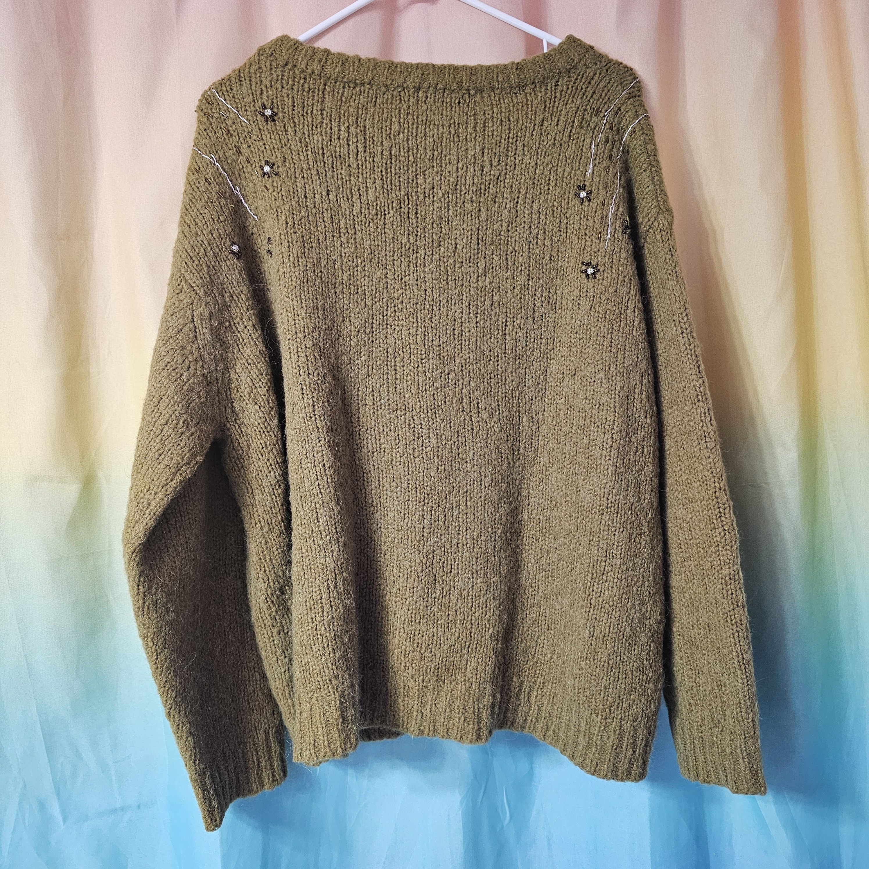 Other Raquel Allegra Diana Pullover In Leaf Size 3 (XL) Size XL / US 12-14 / IT 48-50 - 9 Thumbnail