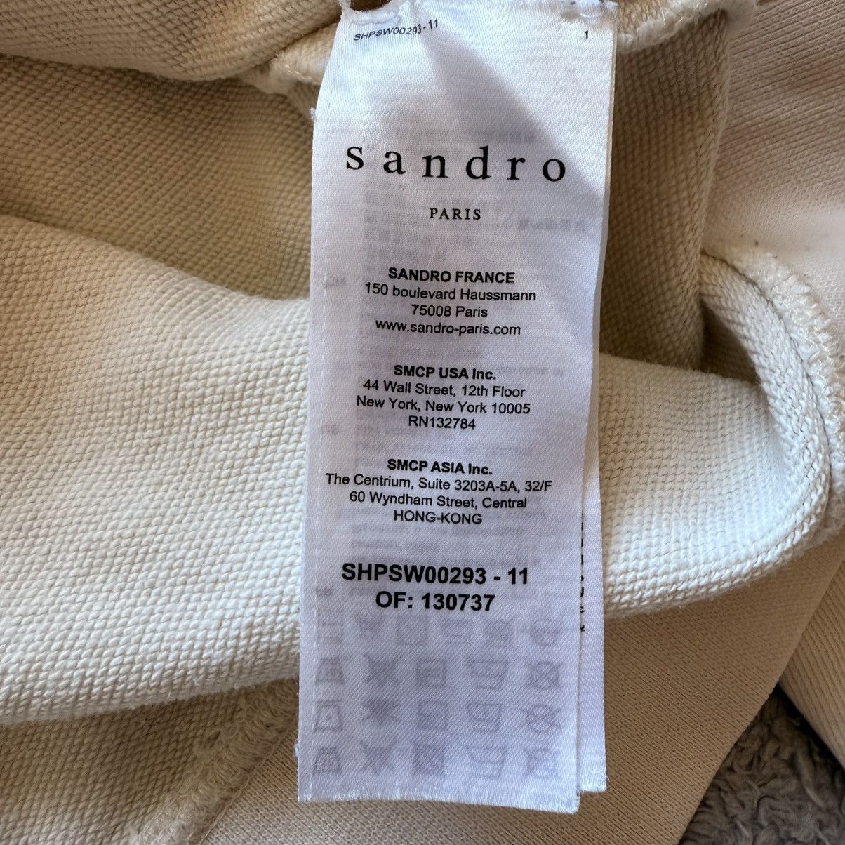Sandro Sandro Sandro Paris Luxuary hoodie Size US M / EU 48-50 / 2 - 7 Thumbnail