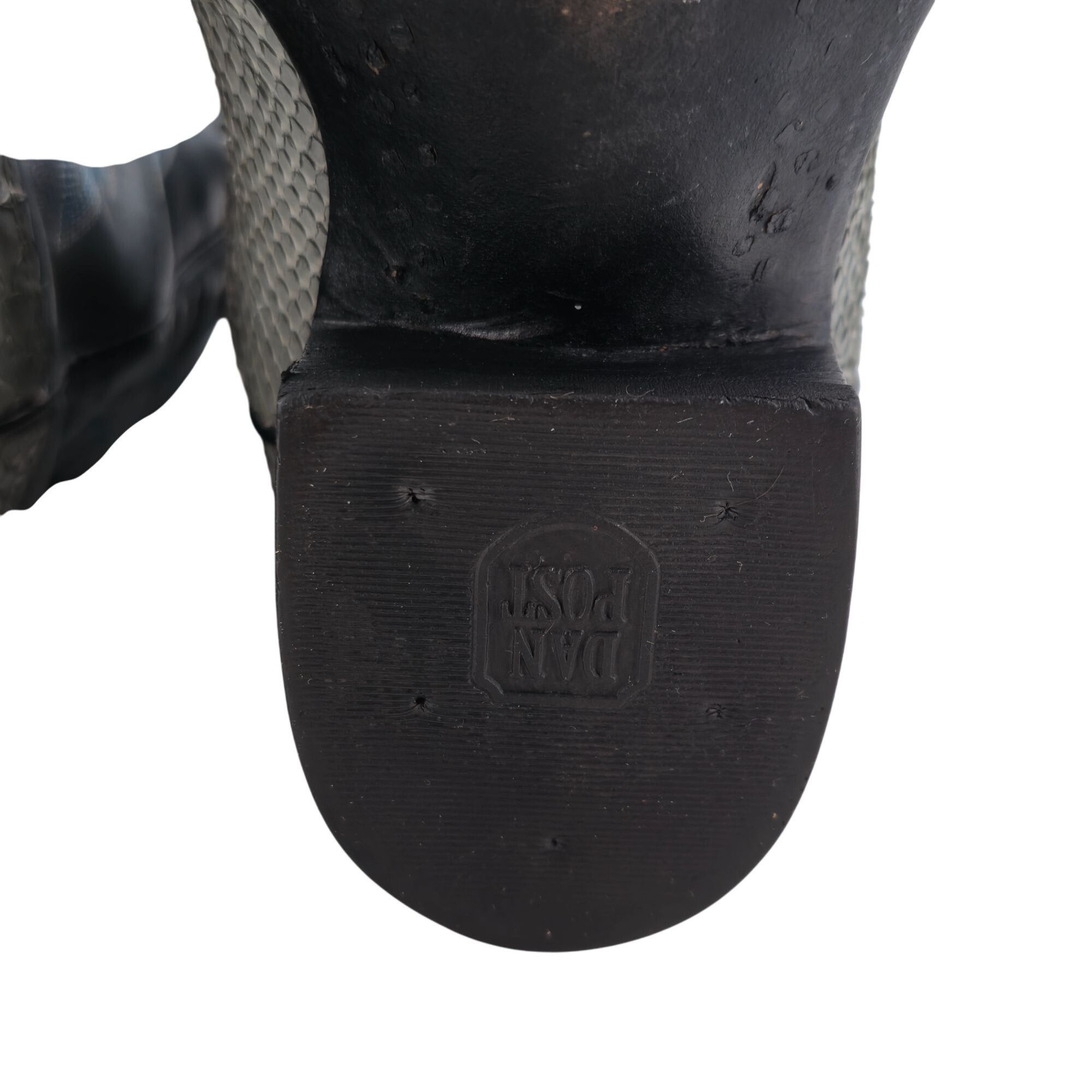 Dan Post Vintage Dan Post Men 8.5 Exotic Grey Gray Snake Cowboy Boots Size US 8.5 / EU 41-42 - 13 Thumbnail