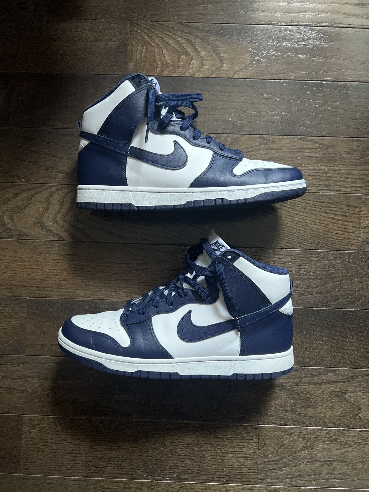 Nike Nike Dunk Hi Retro ‘Championship Navy’ Size US 10.5 / EU 43-44 - 7 Thumbnail