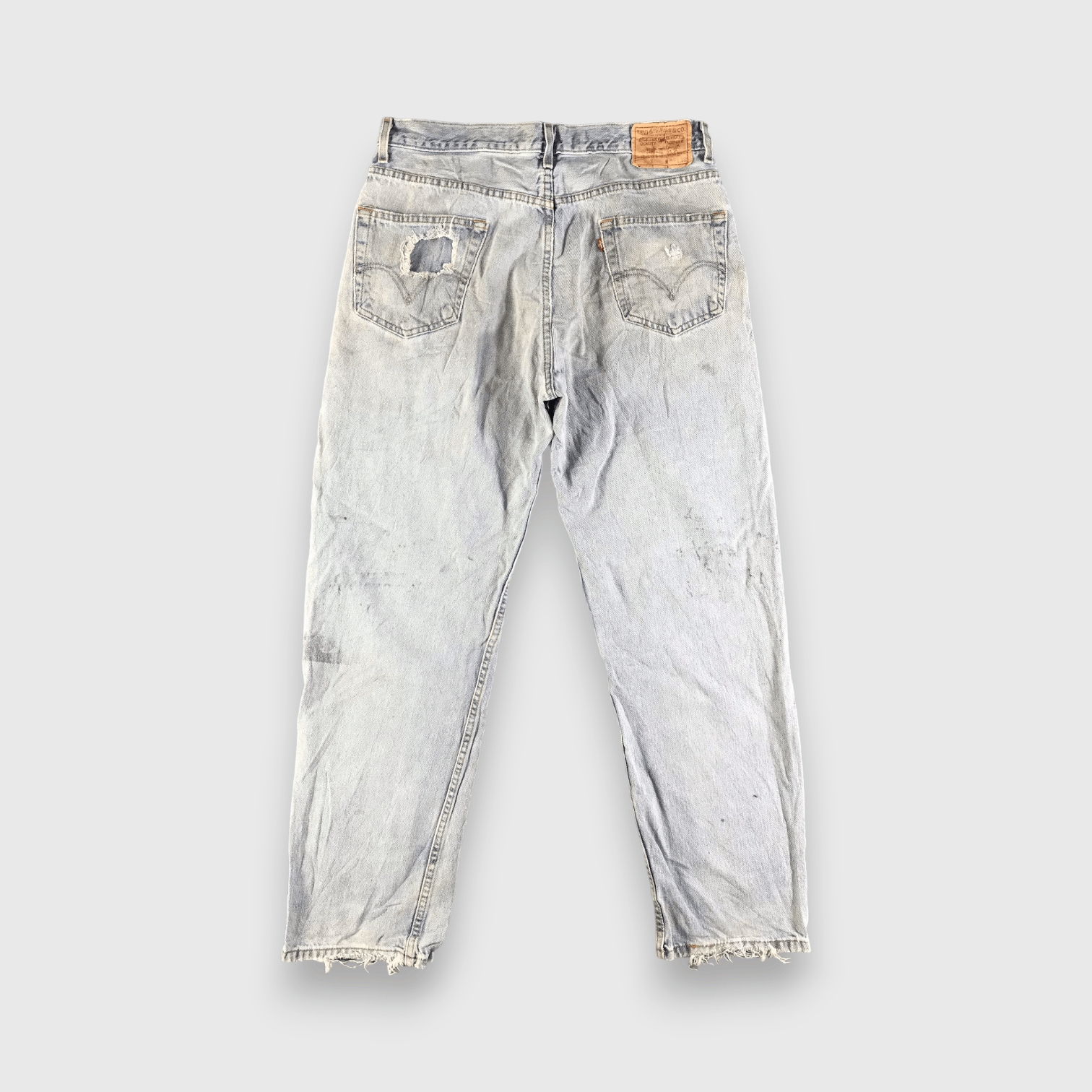 Levi's Vintage Light Wash Levis 550 Jeans-J3290 Size US 35 - 2 Thumbnail