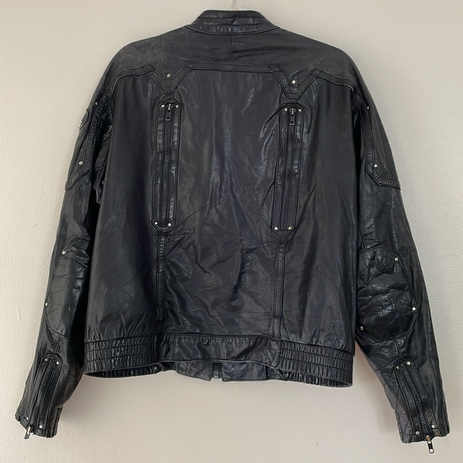 Harley Davidson Vintage Hein Gericke Harley Davidson Leather Jacket Black L Size US L / EU 52-54 / 3 - 2 Thumbnail