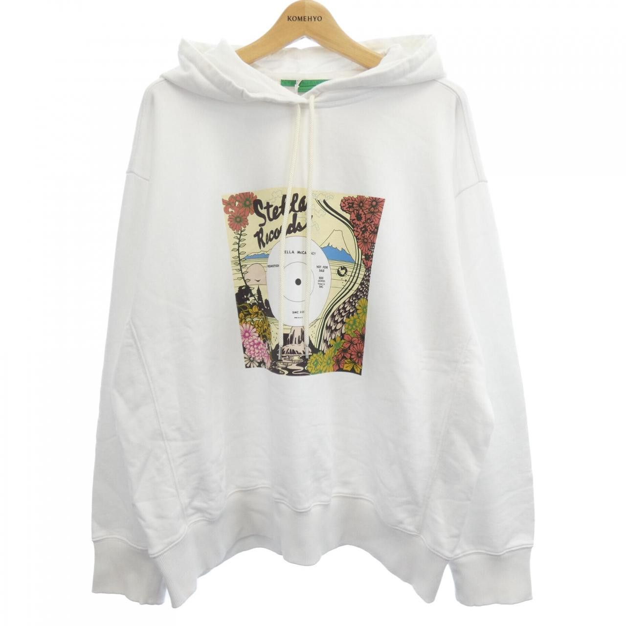 Stella McCartney Stella Mccartney Stella McCartney Record Hoodie Cotton Sweatshirts & Hoodies DUTY FREE for USA Size ONE SIZE - 1 Thumbnail